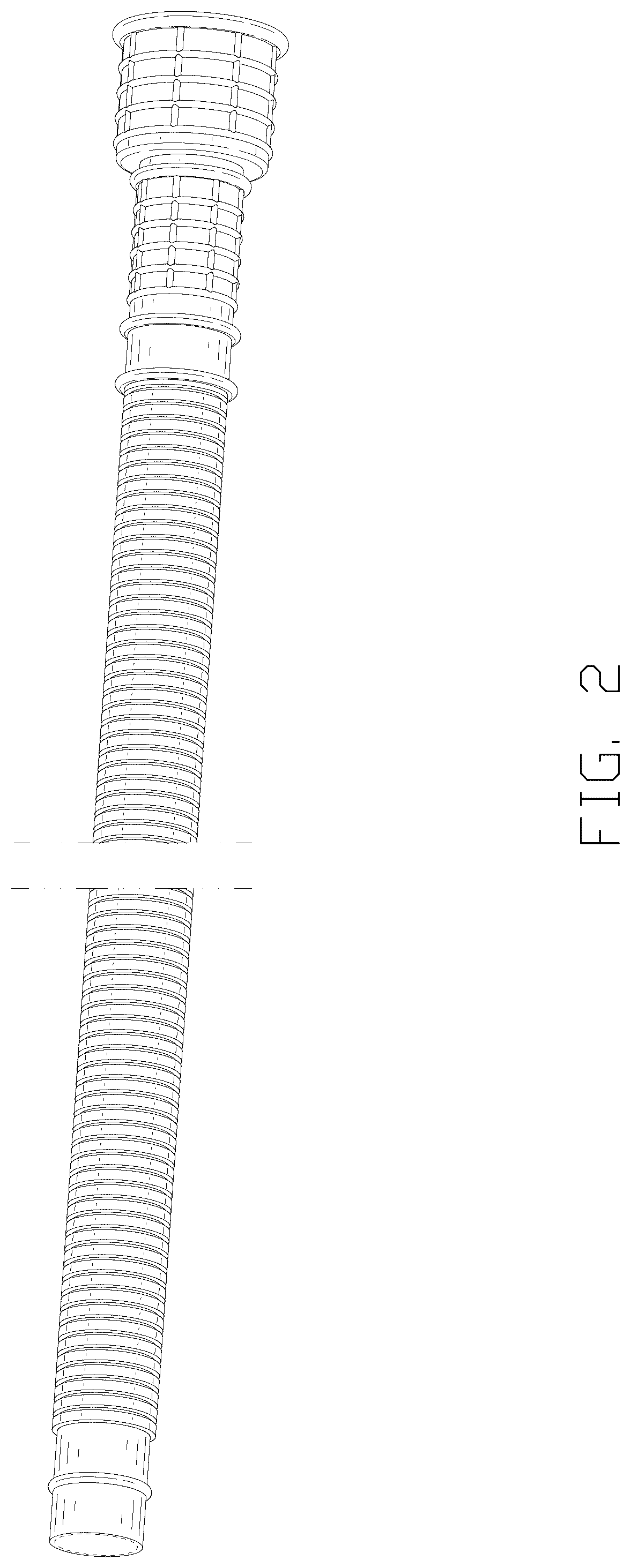 Patent USD1077997 Figure 2 – Drain hose