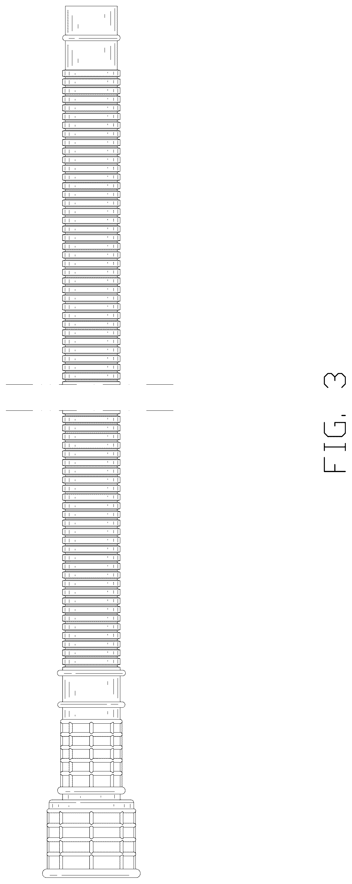 Patent USD1077997 Figure 3 – Drain hose