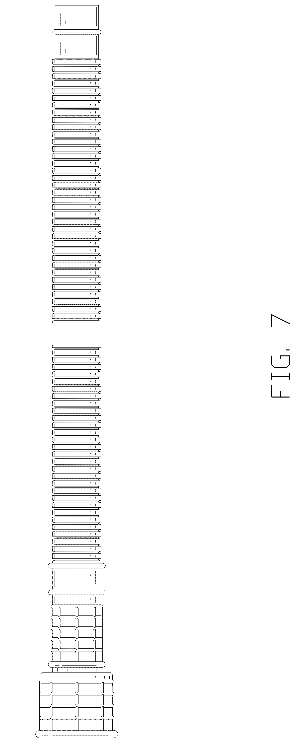 Patent USD1077997 Figure 7 – Drain hose