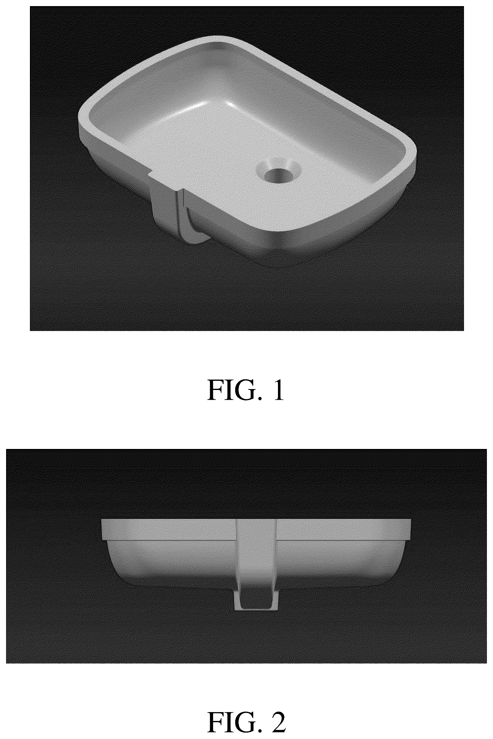 Patent USD1077998 Figure 1 – Sink