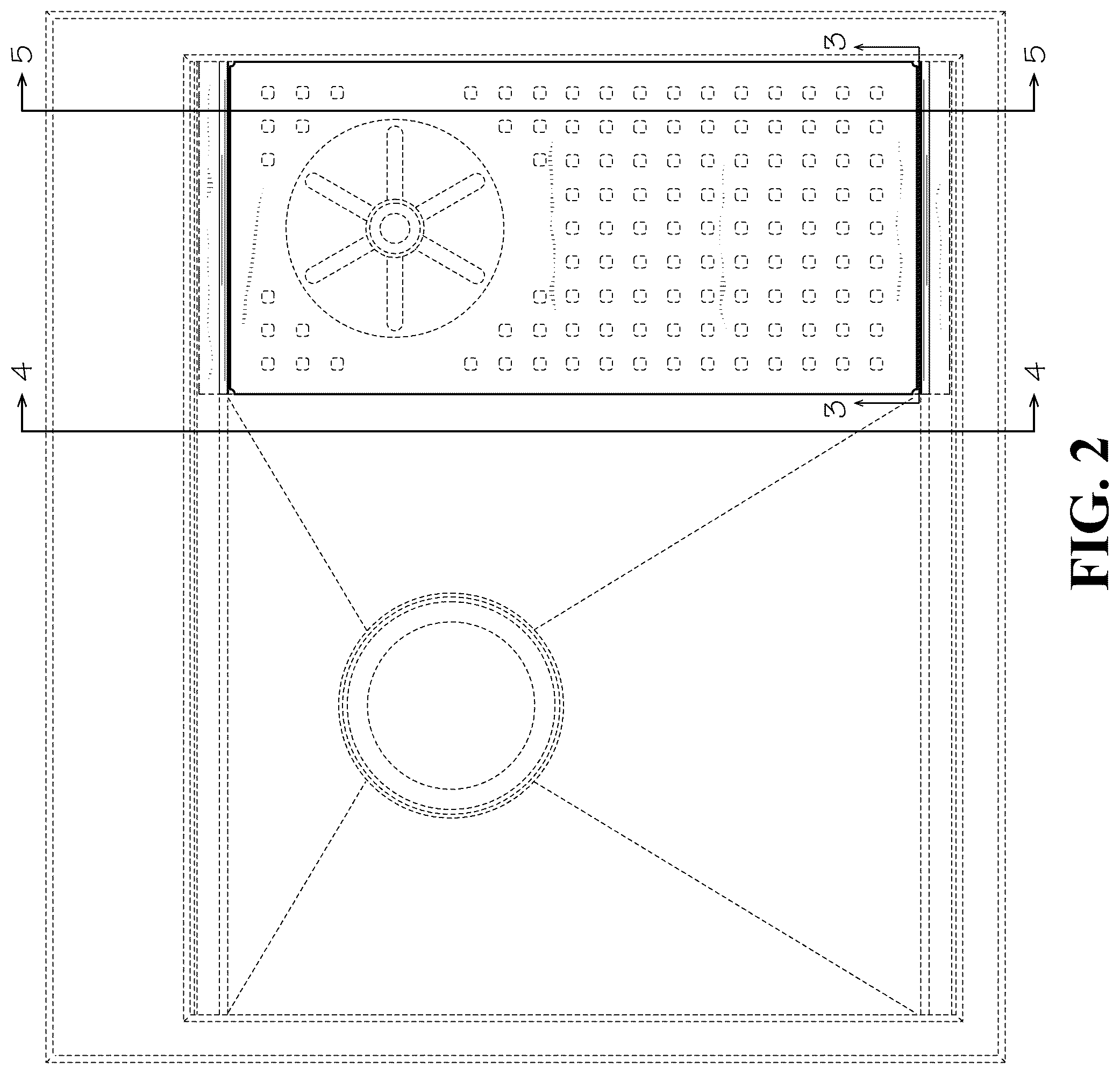 Patent USD1077999 Figure 2 – Sink with vessel rinser