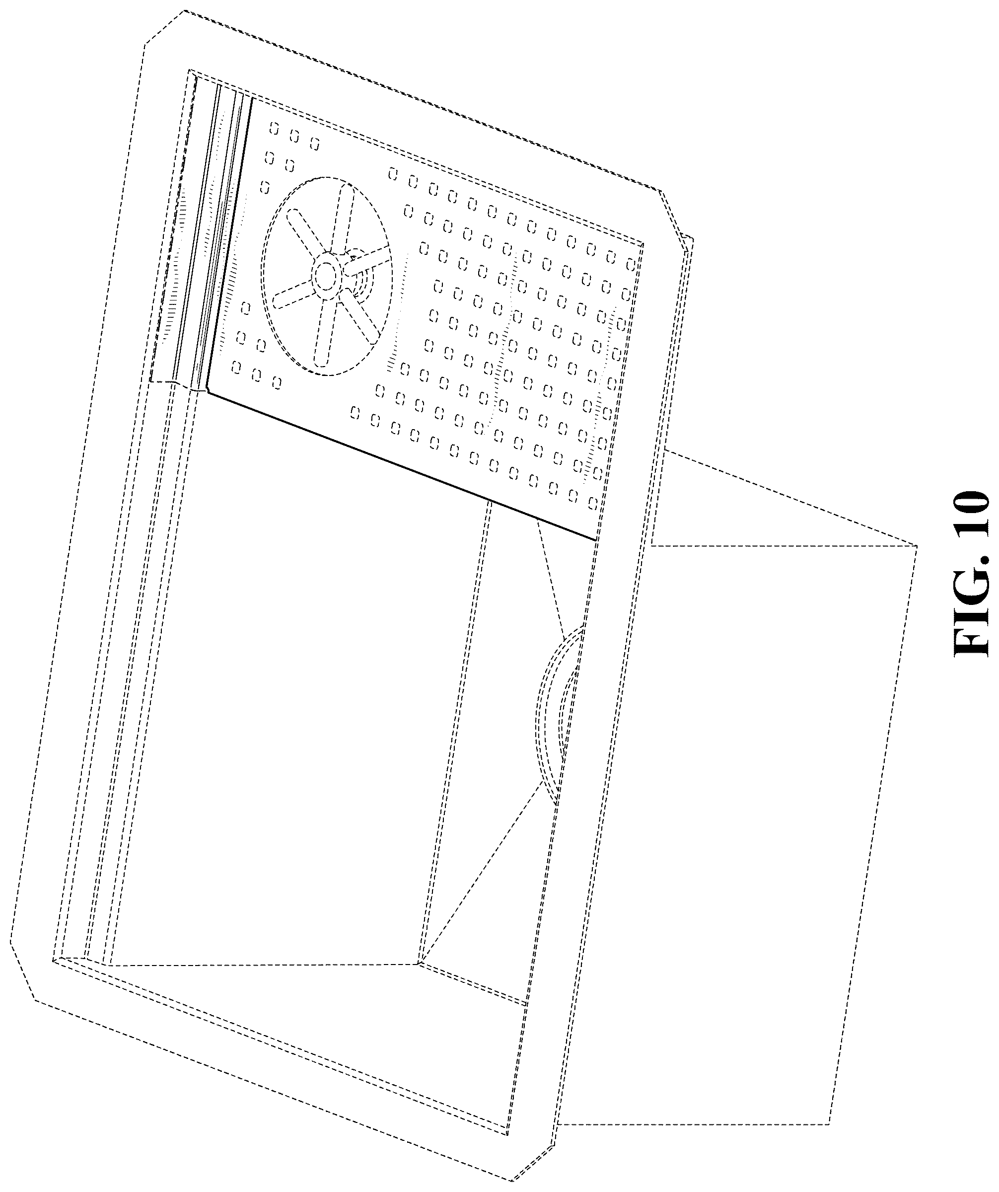 Patent USD1077999 Figure 8 – Sink with vessel rinser