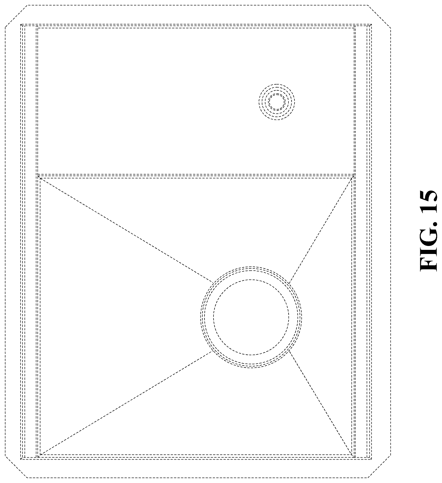 Patent USD1077999 Figure 12 – Sink with vessel rinser