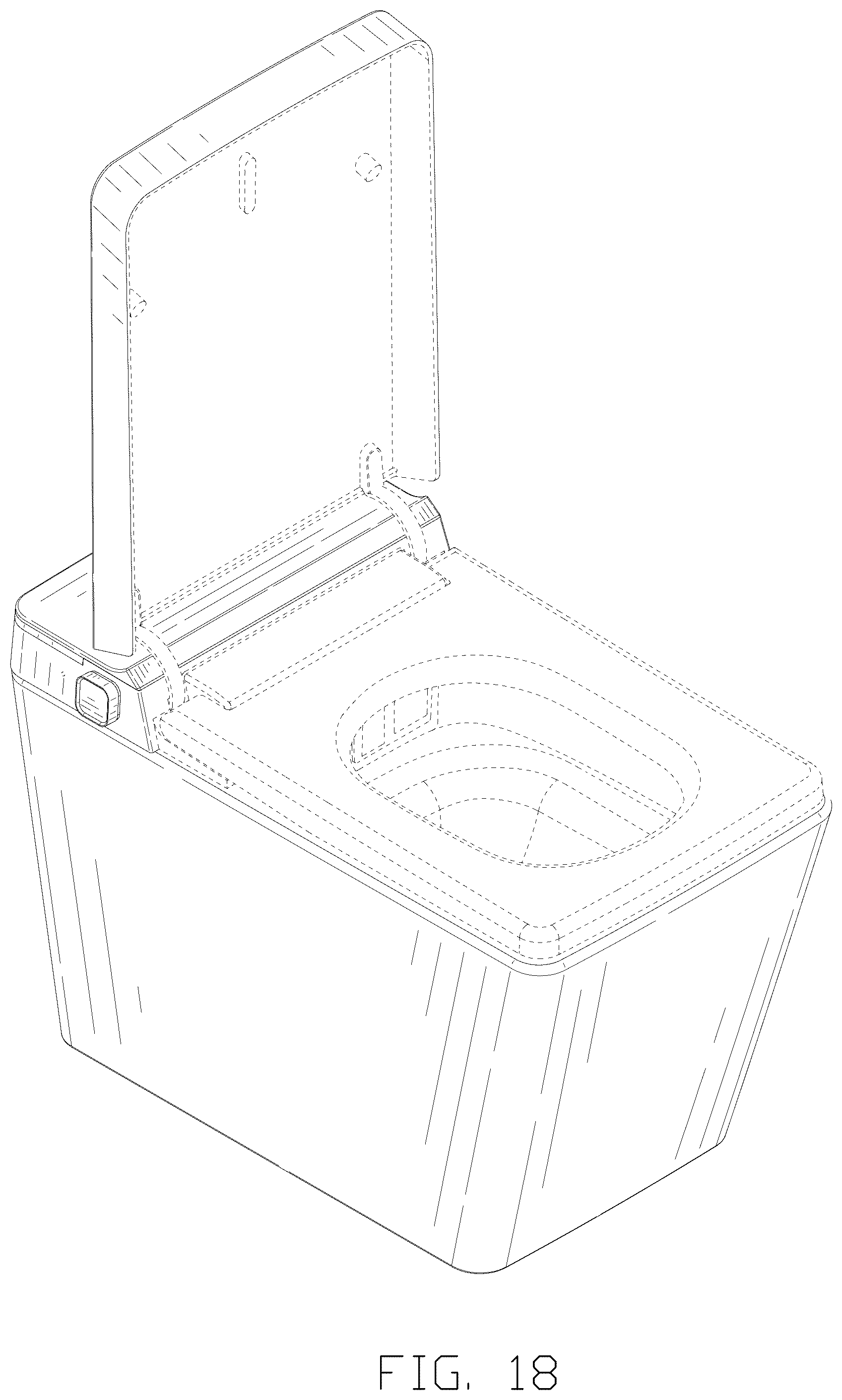 Patent USD1078000 Figure 18 – Smart toilet