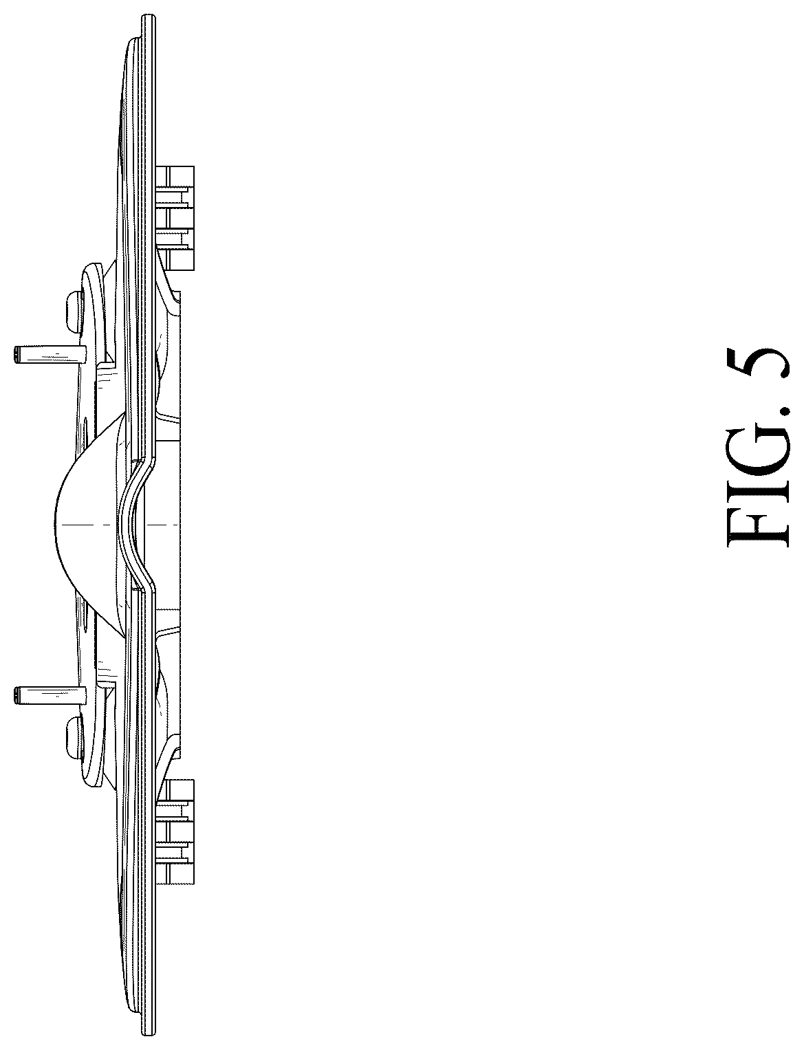 Patent USD1078002 Figure 5 – Toilet seat