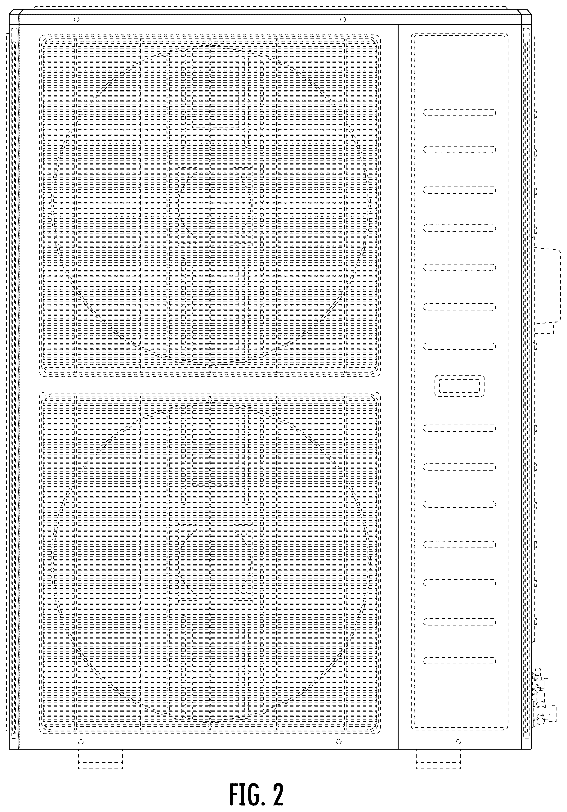 Patent USD1078003 Figure 2 – Outdoor HVAC unit