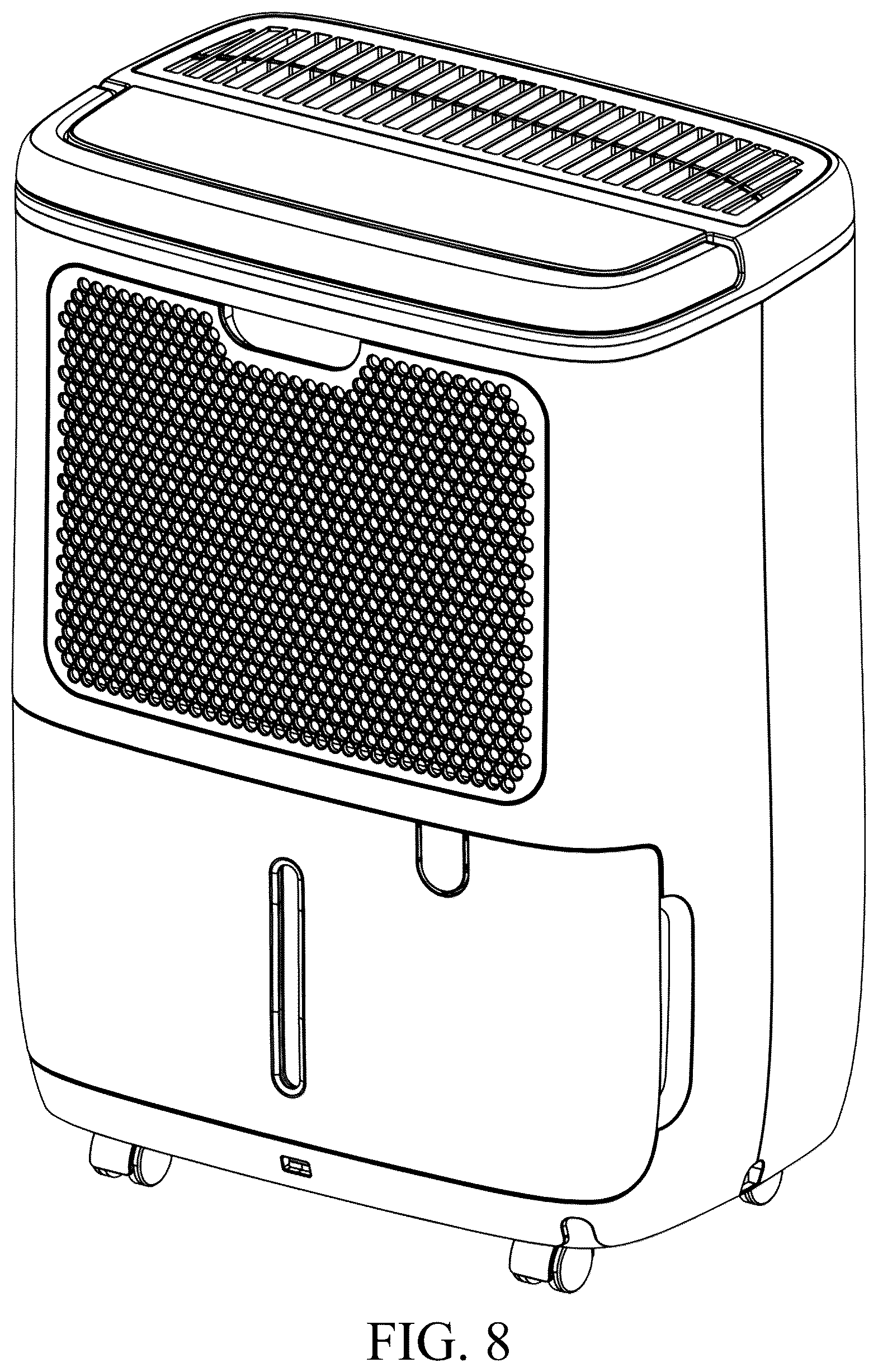 Patent USD1078006 Figure 8 – Dehumidifier