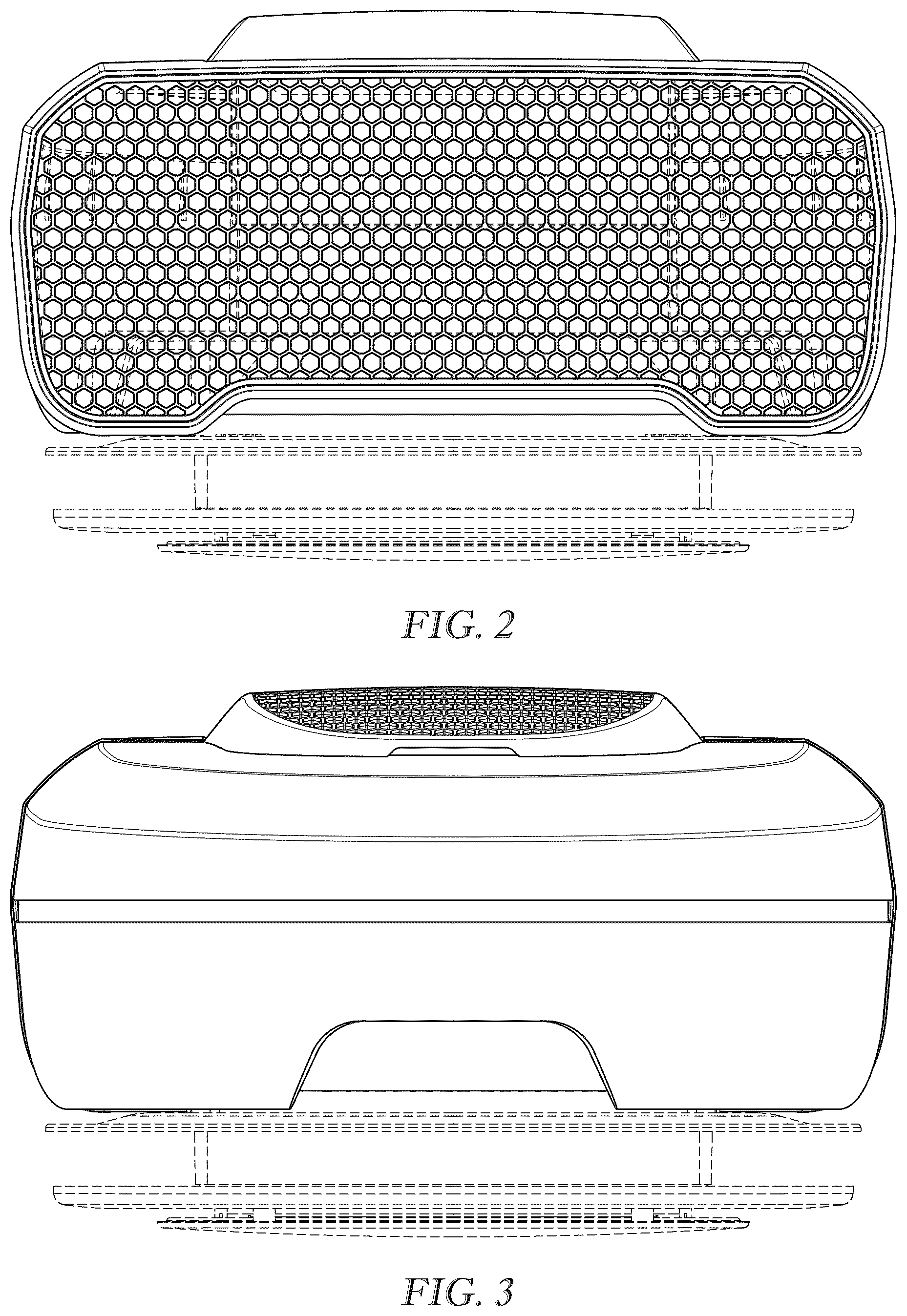 Patent USD1078007 Figure 2 – Filter housing