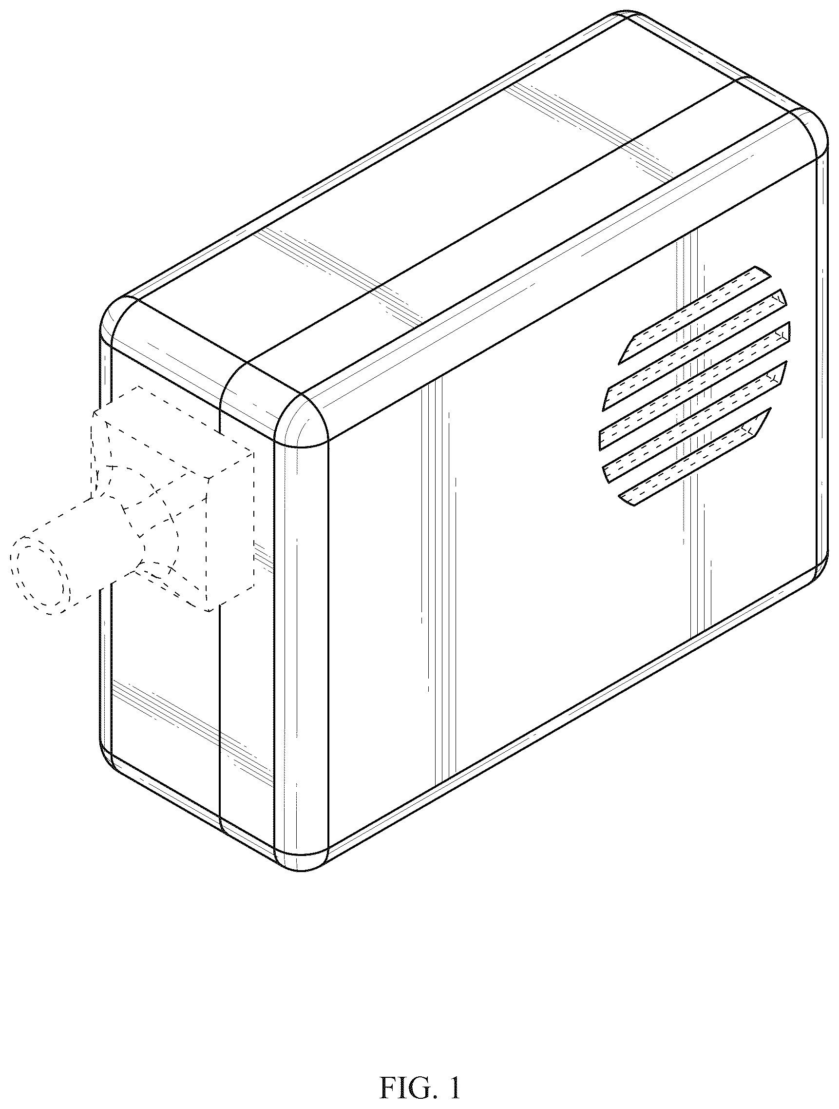 Patent USD1078009 Figure 1 – Personal air purifier