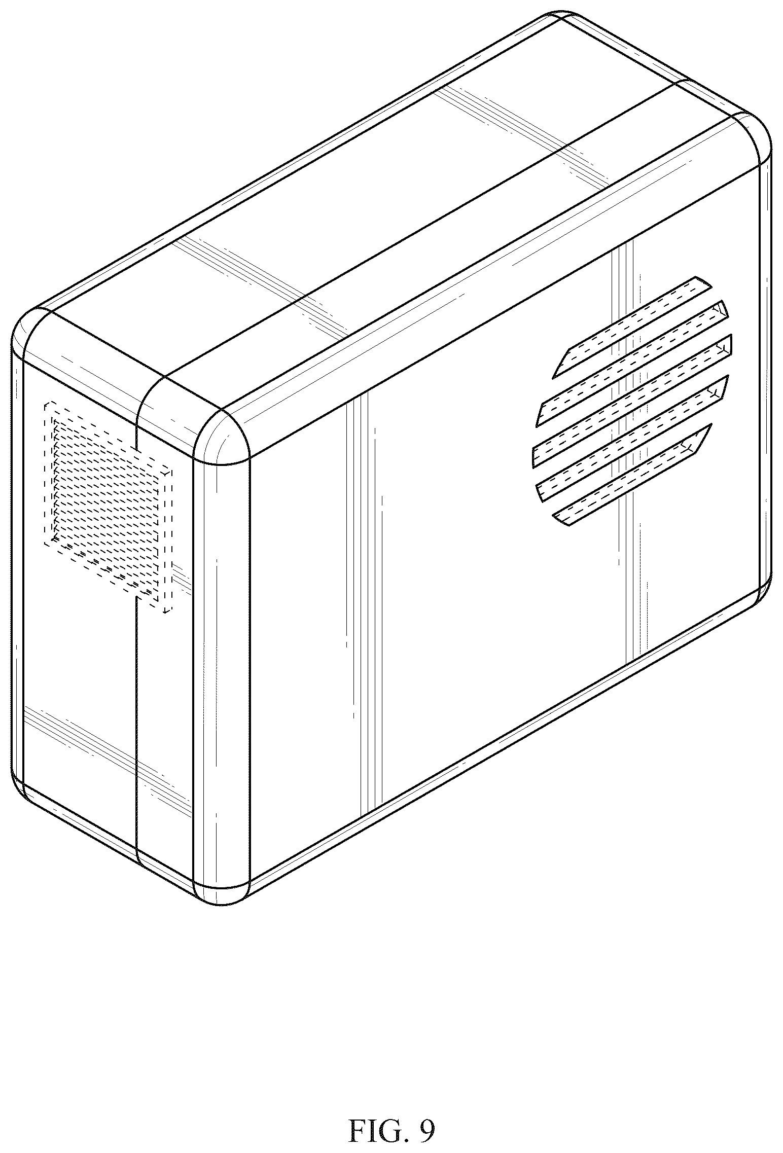 Patent USD1078009 Figure 9 – Personal air purifier