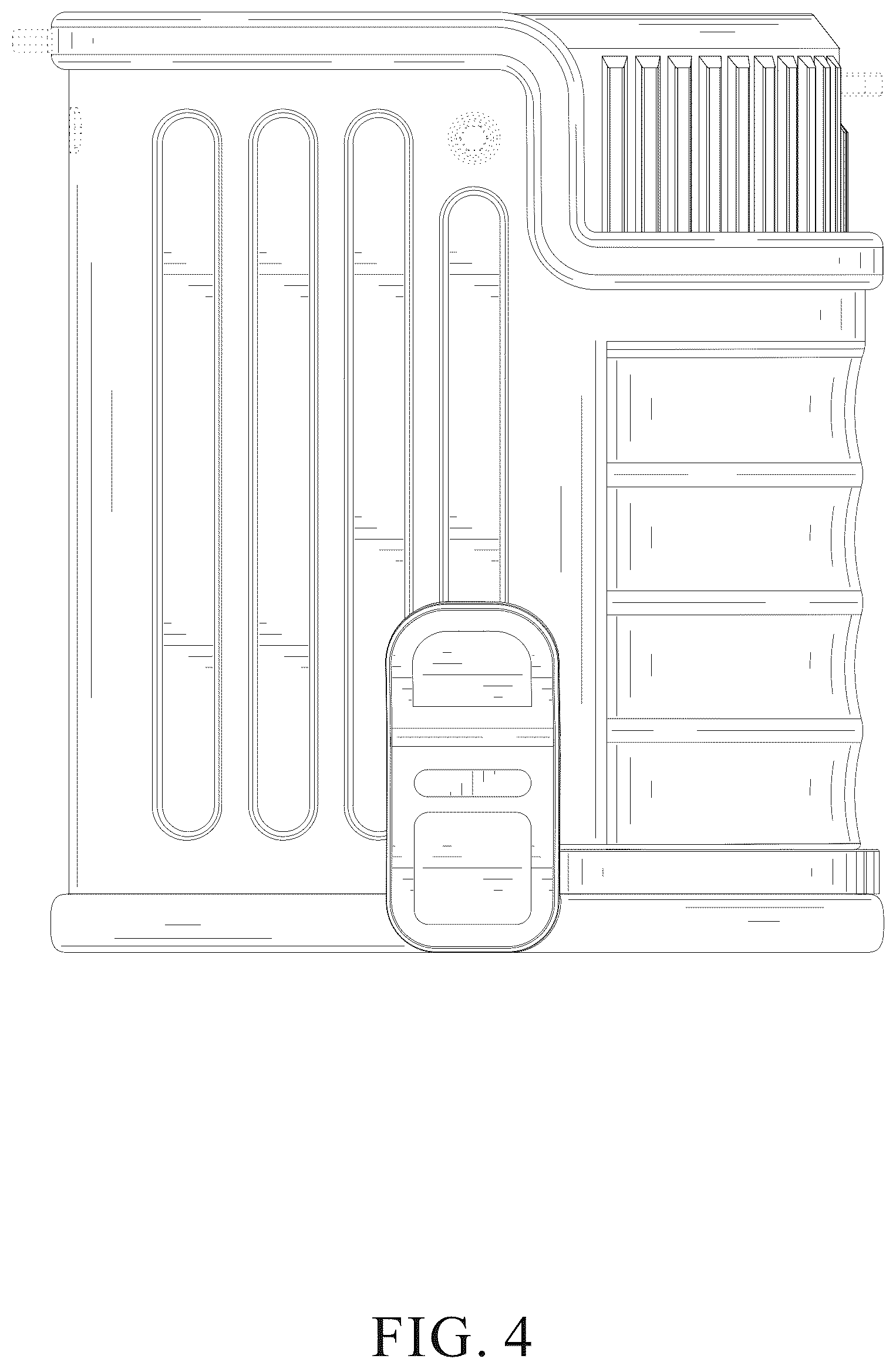 Patent USD1078015 Figure 4 – Waist hanging fan