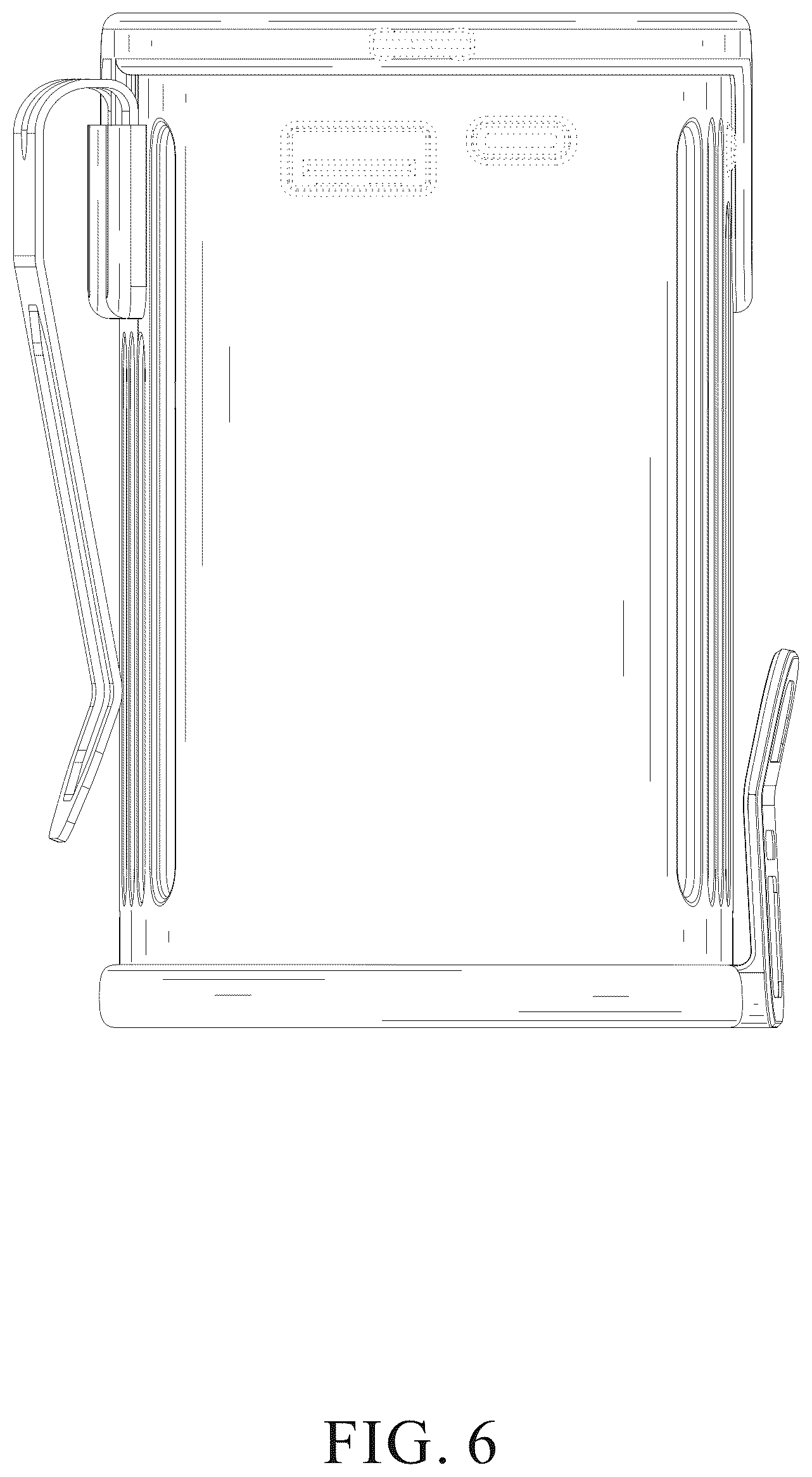 Patent USD1078015 Figure 6 – Waist hanging fan