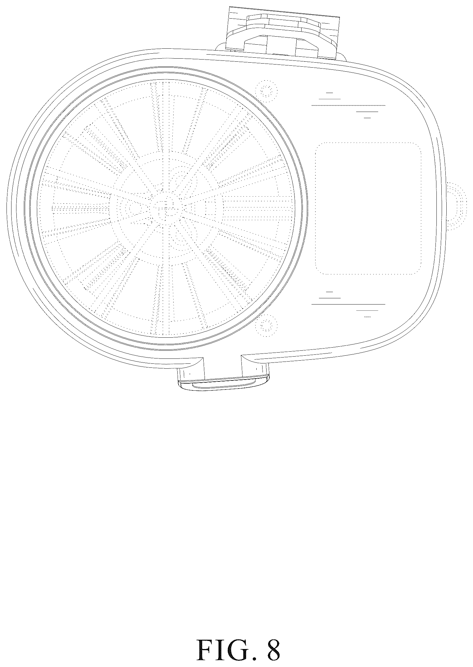 Patent USD1078015 Figure 8 – Waist hanging fan
