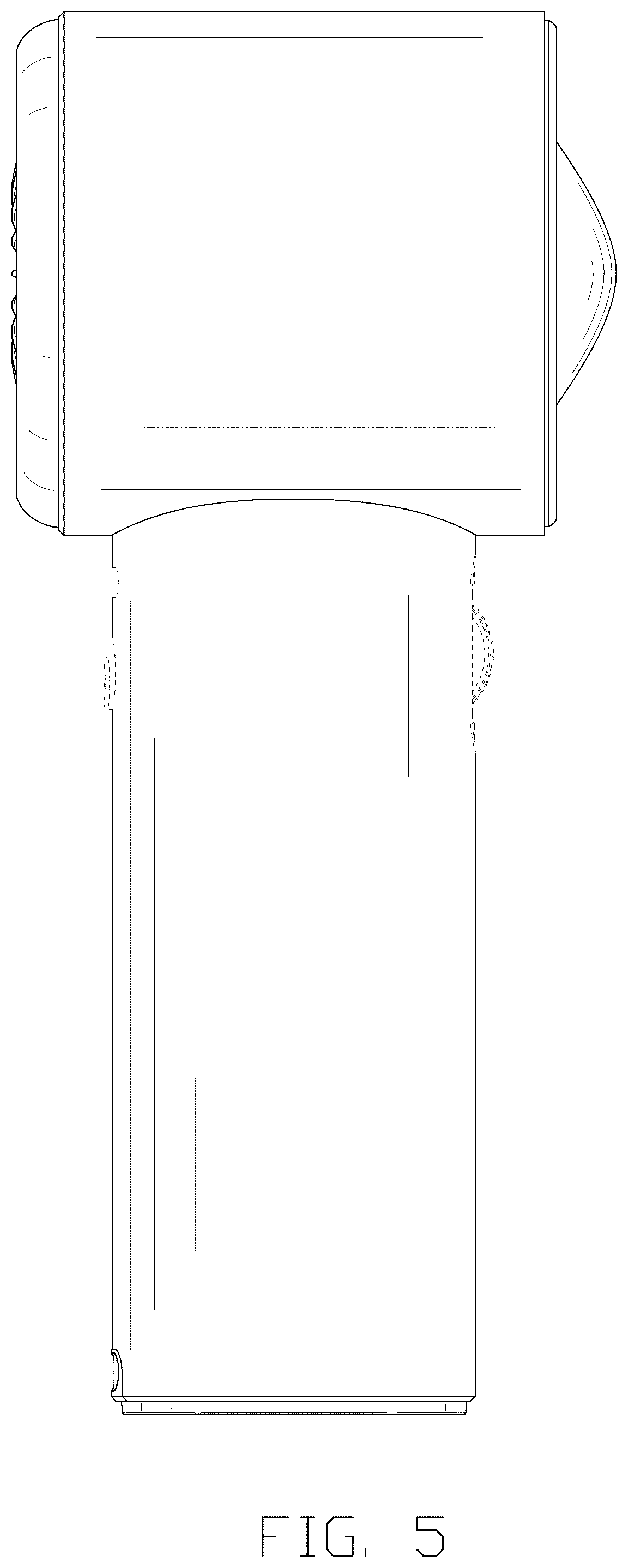 Patent USD1078018 Figure 5 – Portable fan