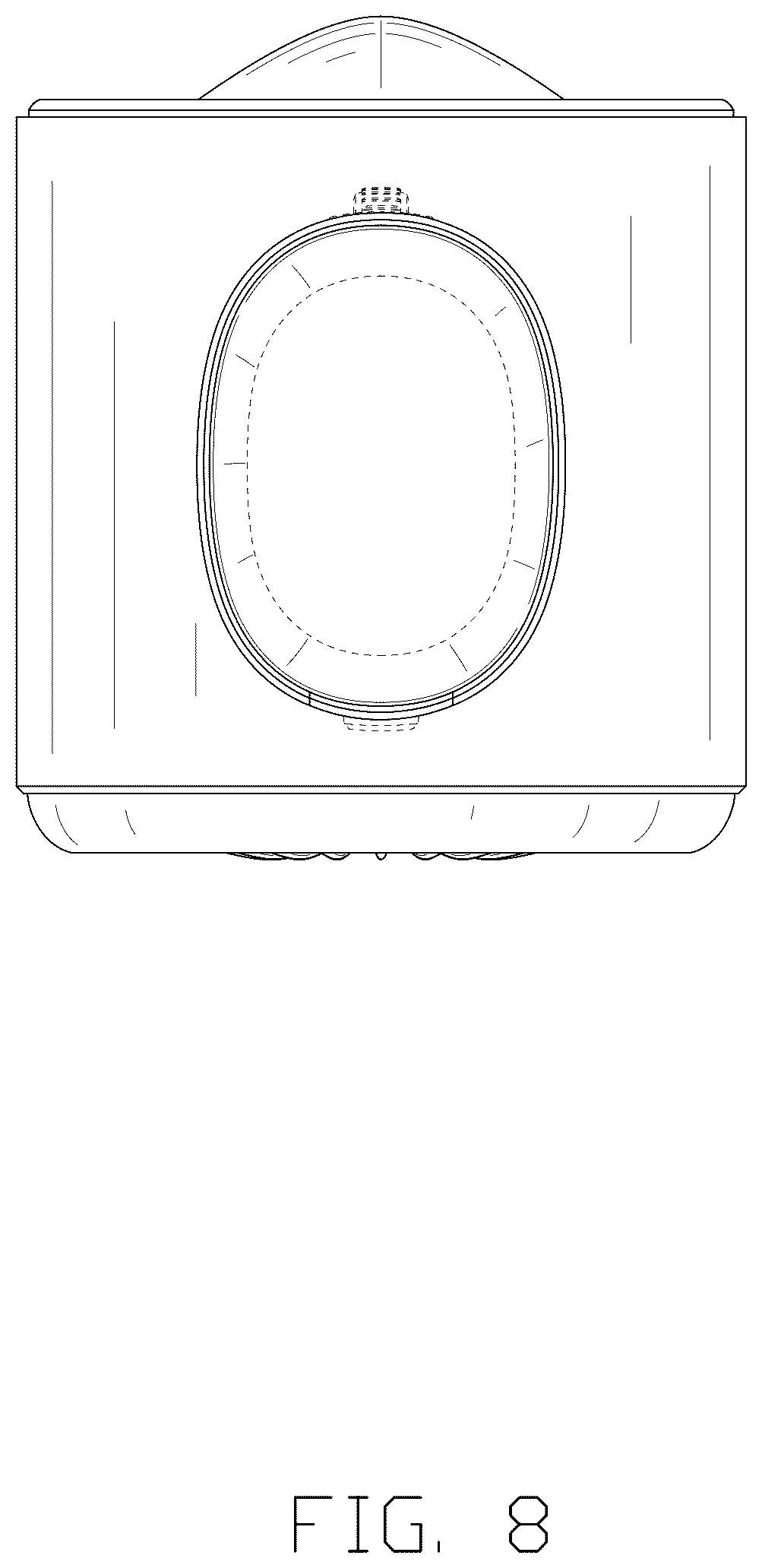 Patent USD1078018 Figure 8 – Portable fan