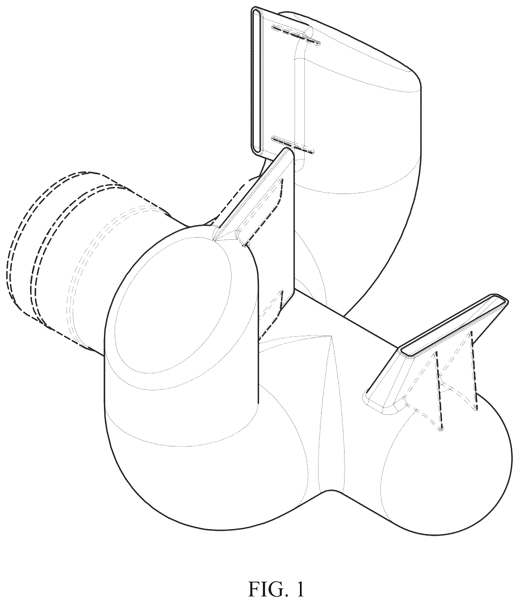 Patent USD1078021 Figure 1 – Air curtain diffuser
