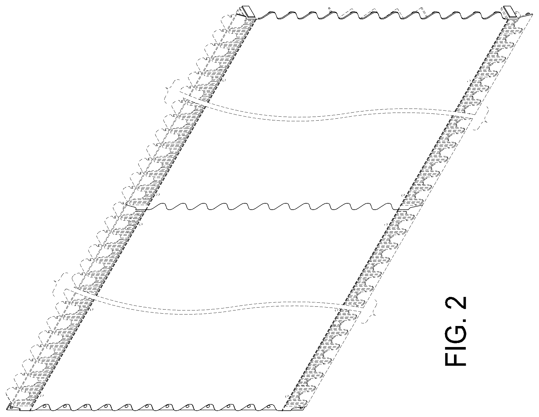 Patent USD1078025 Figure 2 – Ridge vent