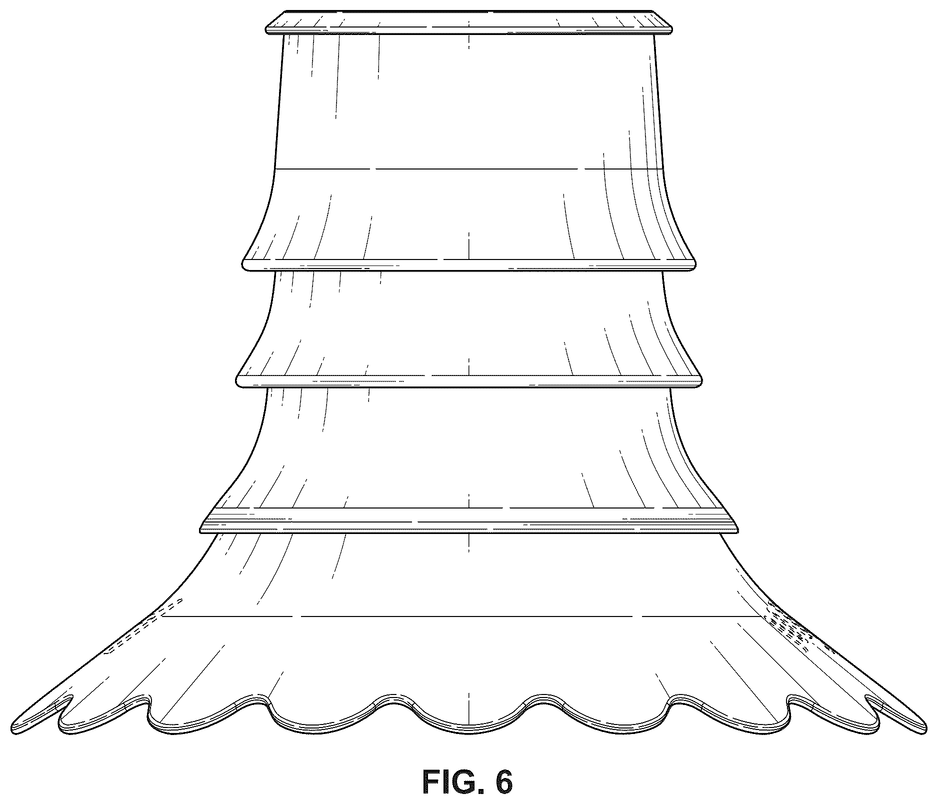 Patent USD1078030 Figure 6 – Insert for a breast pump