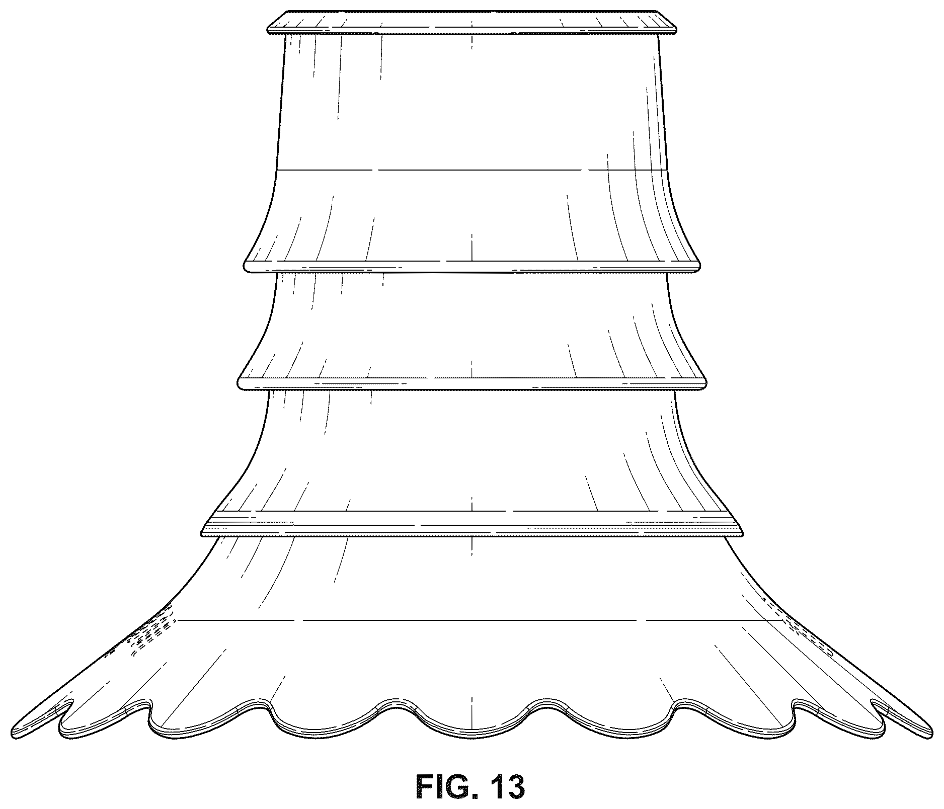 Patent USD1078030 Figure 13 – Insert for a breast pump