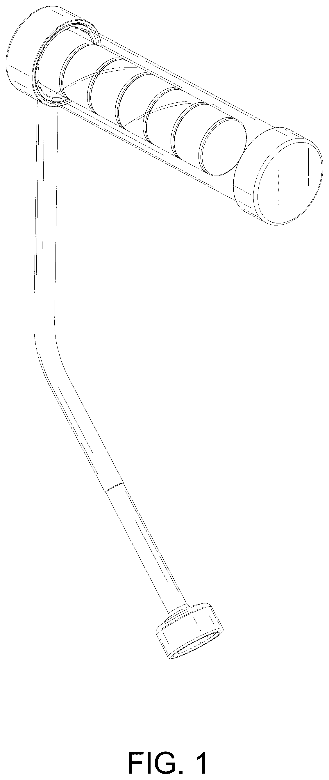 Patent USD1078031 Figure 1 – Breathing training device