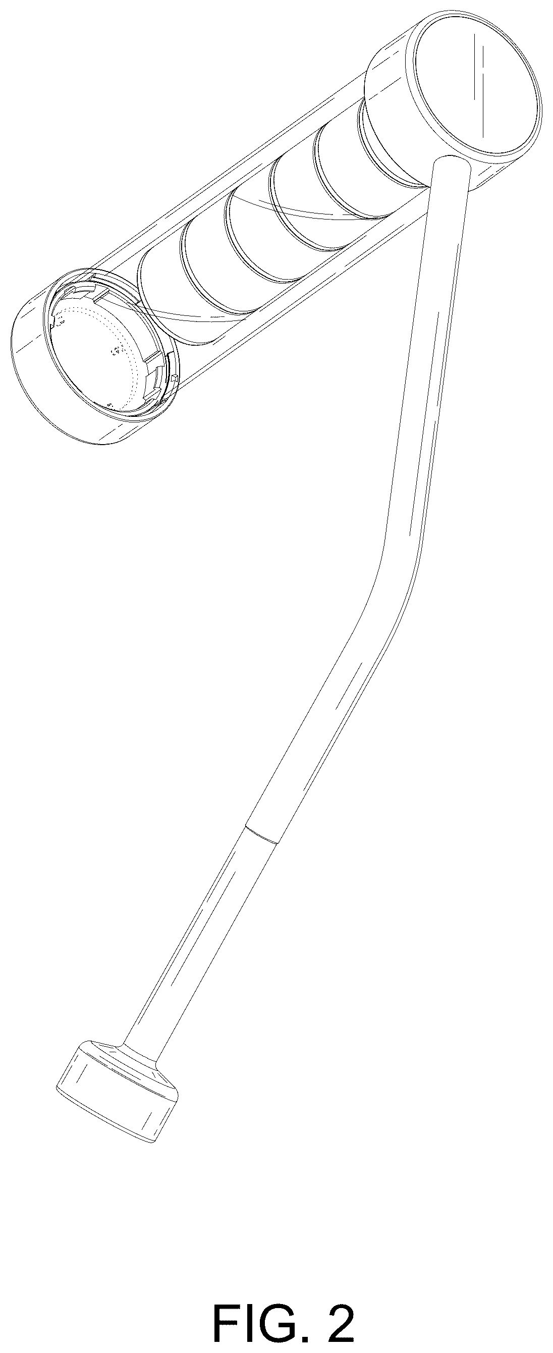 Patent USD1078031 Figure 2 – Breathing training device