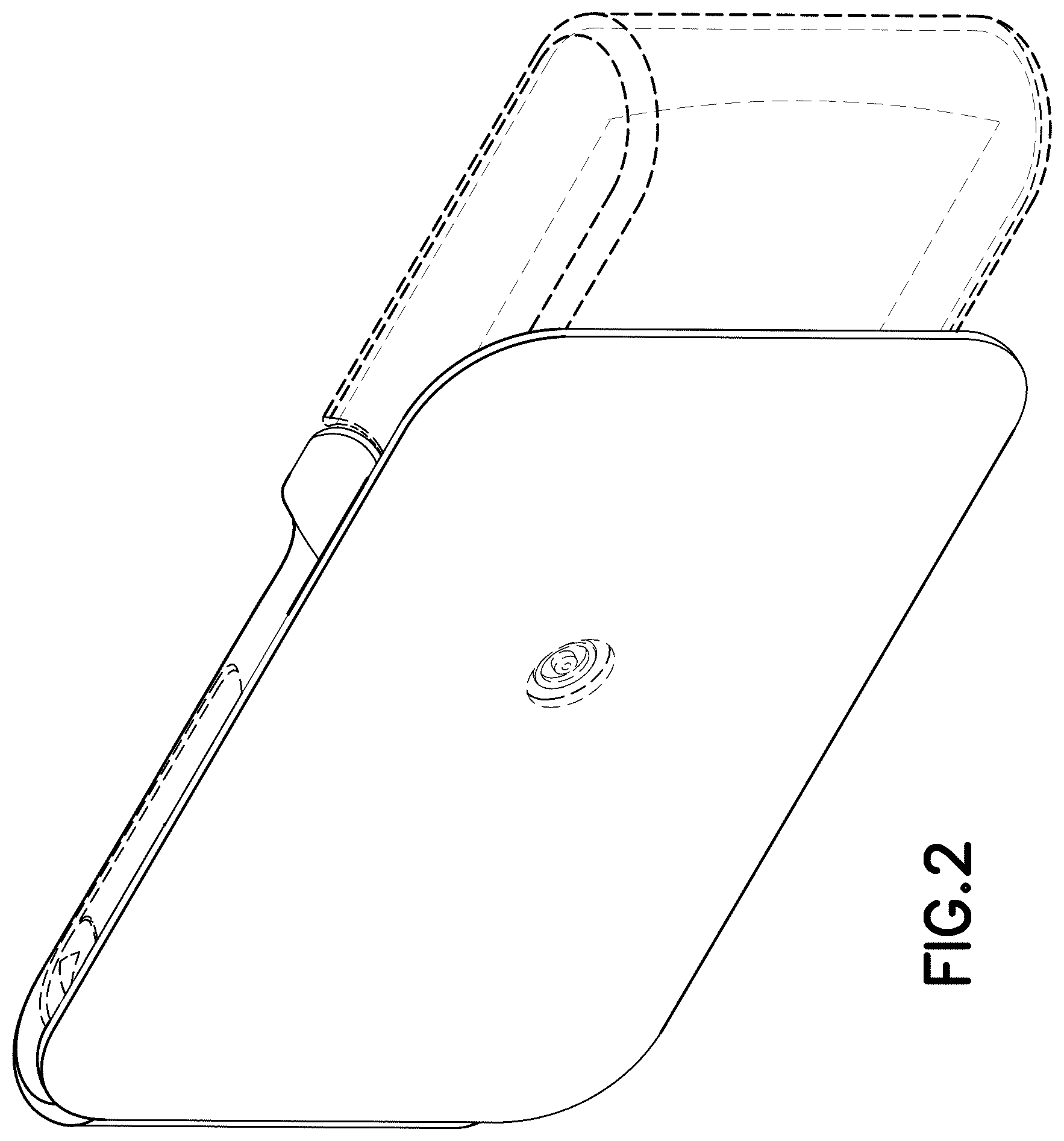 Patent USD1078037 Figure 2 – On-body fillable injector