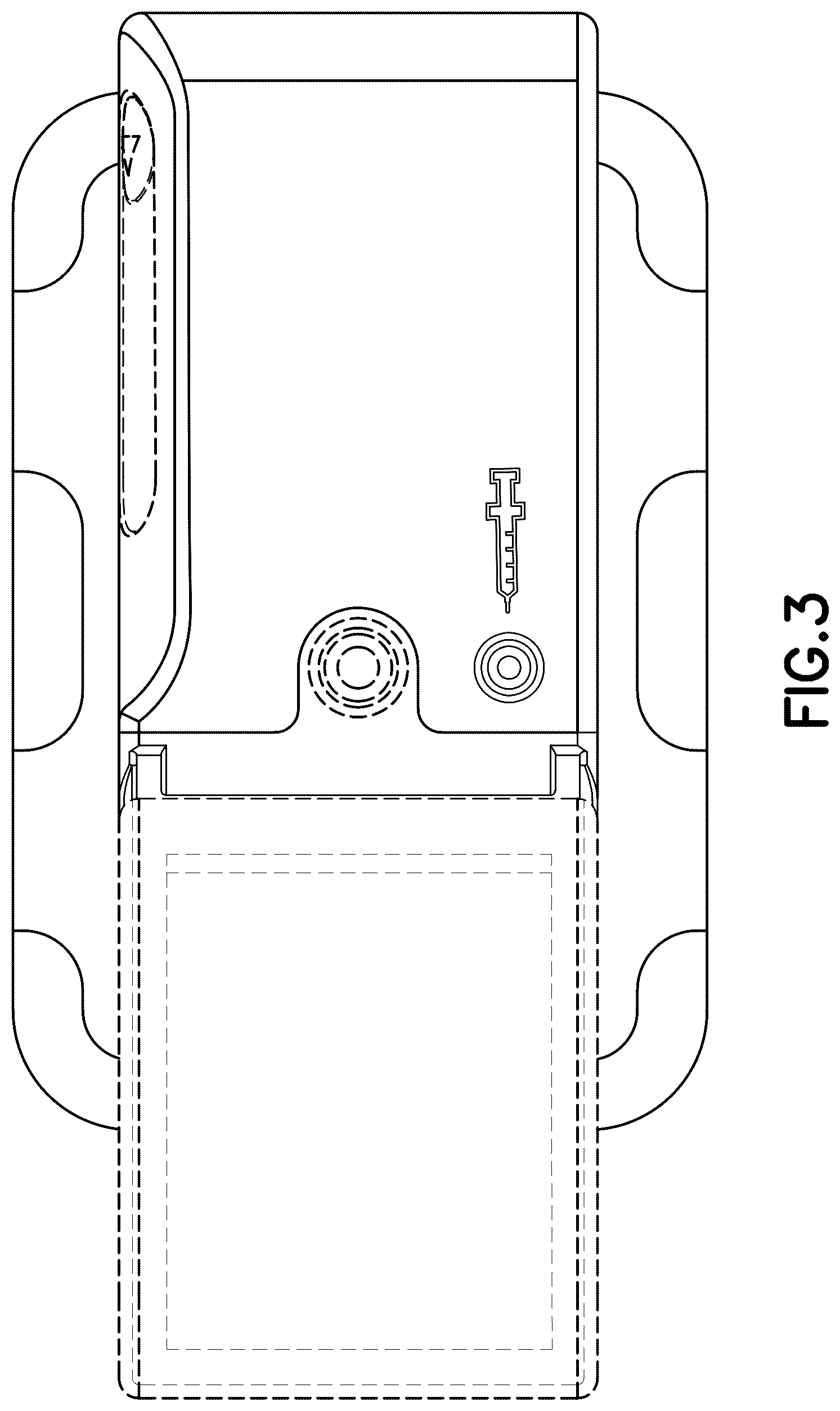 Patent USD1078037 Figure 3 – On-body fillable injector