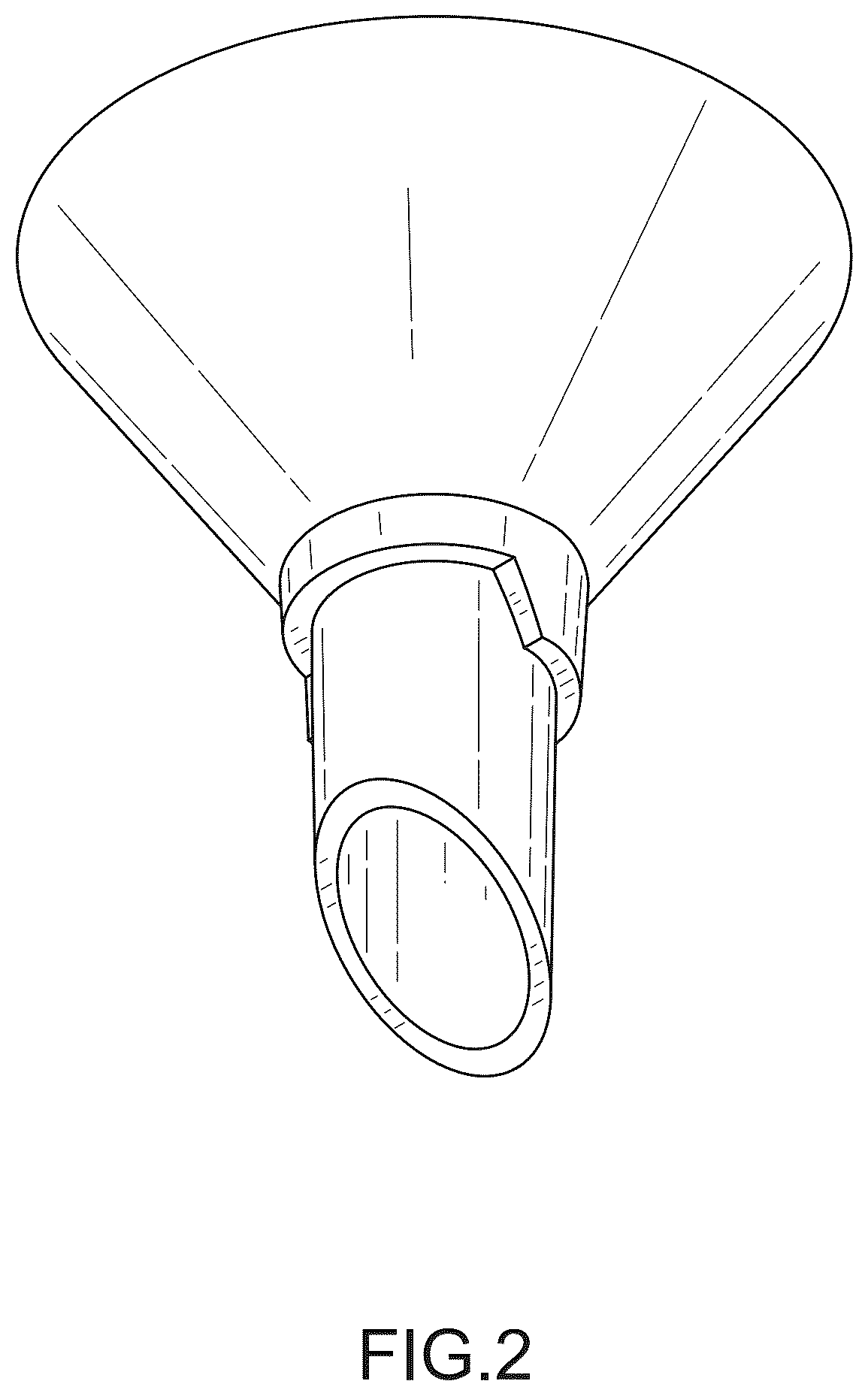 Patent USD1078038 Figure 2 – Blood collection funnel
