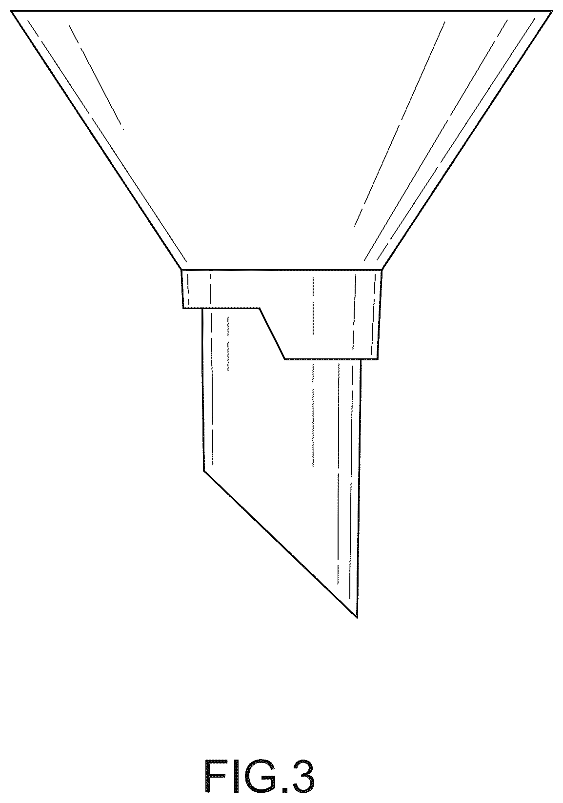 Patent USD1078038 Figure 3 – Blood collection funnel