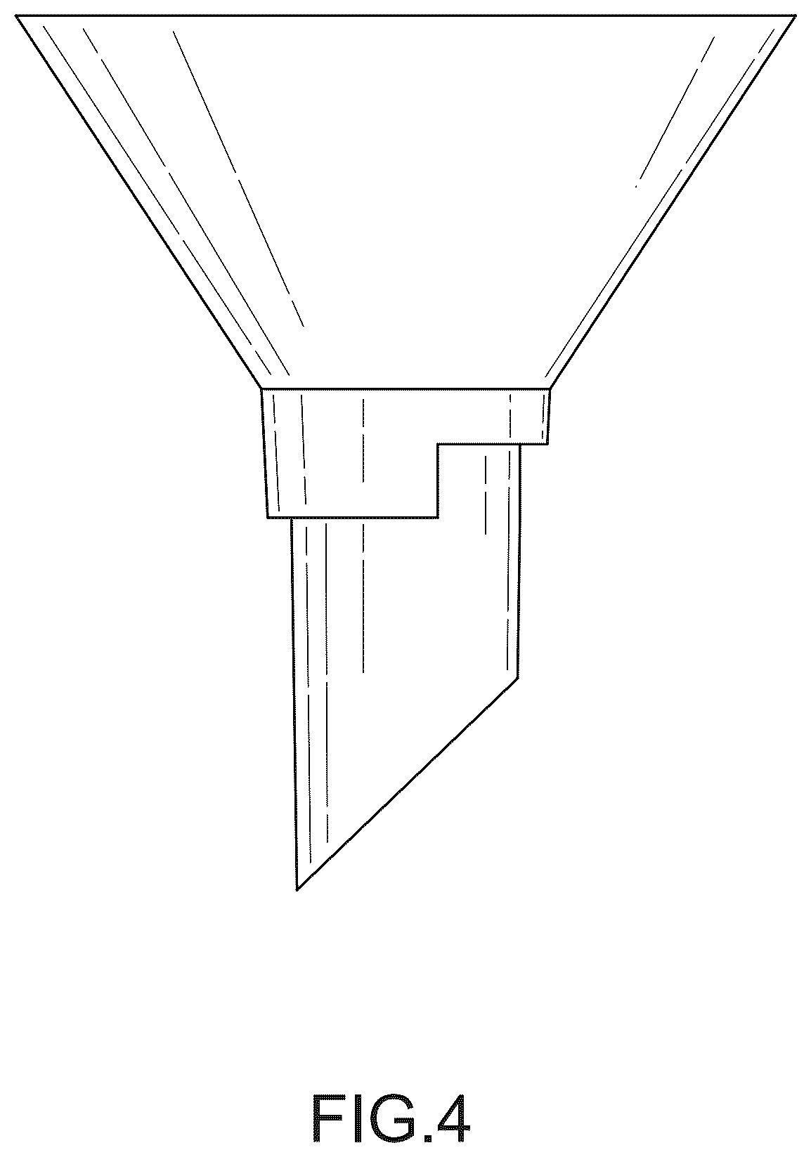 Patent USD1078038 Figure 4 – Blood collection funnel
