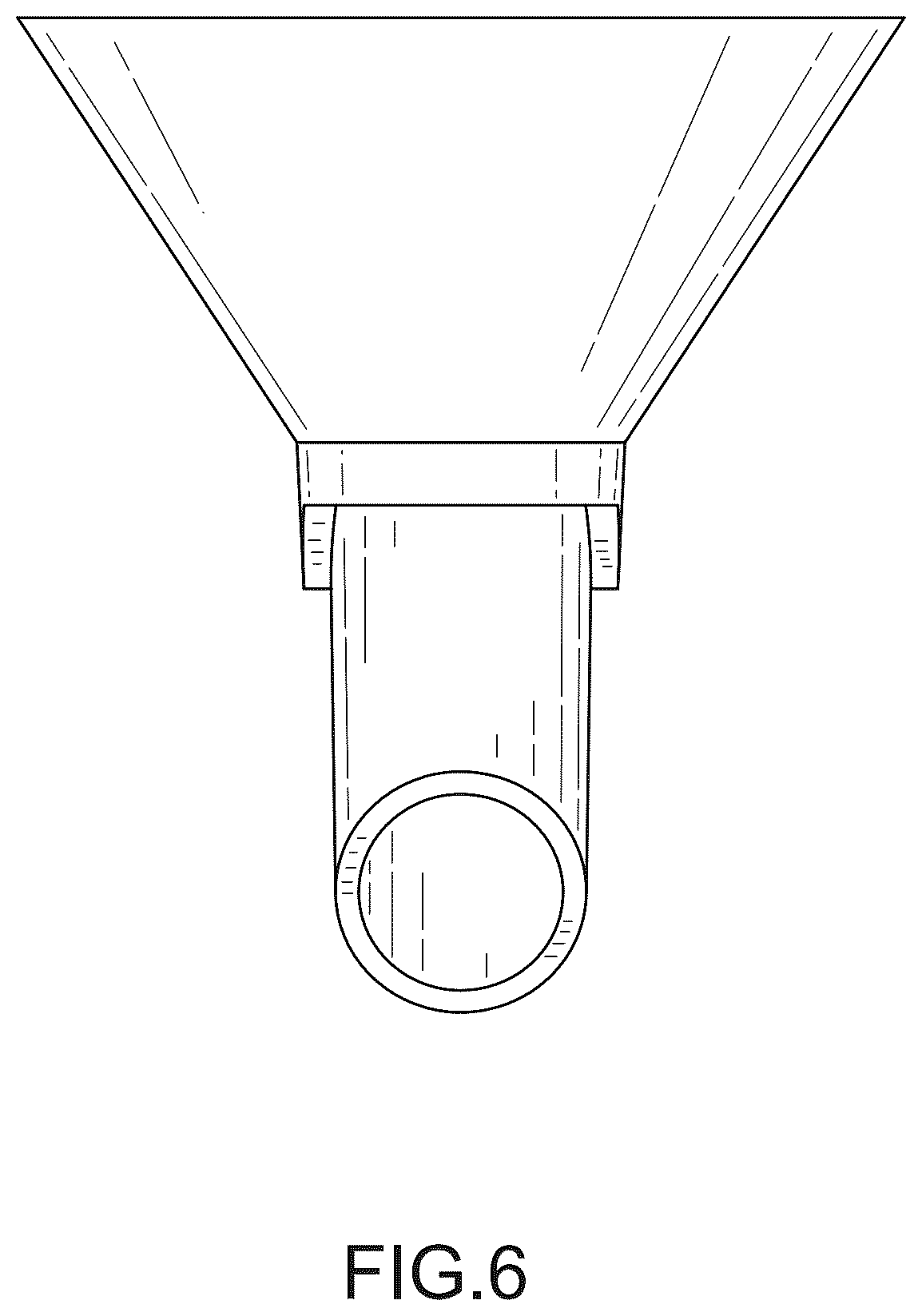Patent USD1078038 Figure 6 – Blood collection funnel