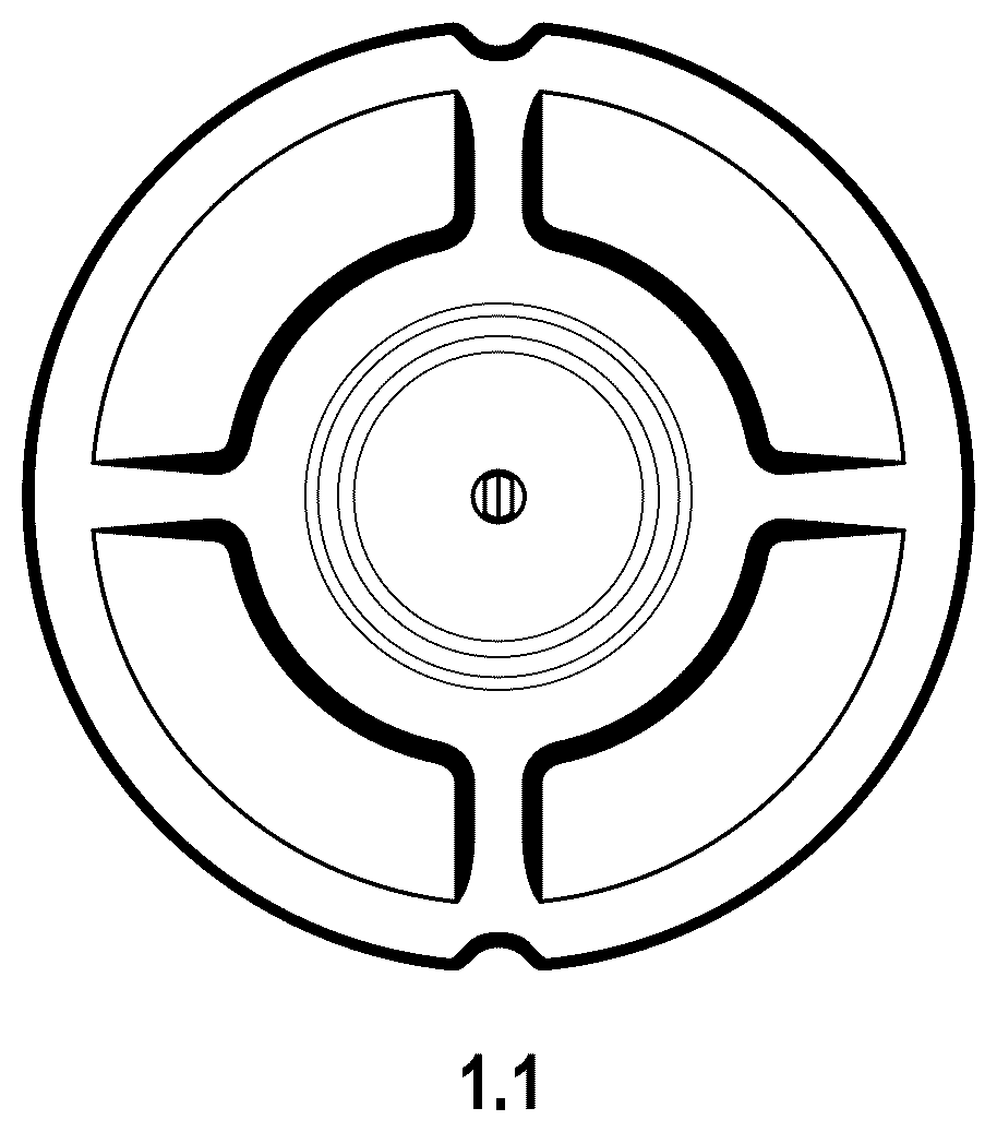 Patent USD1078040 Figure 1 – Cassette for drug delivery actuator