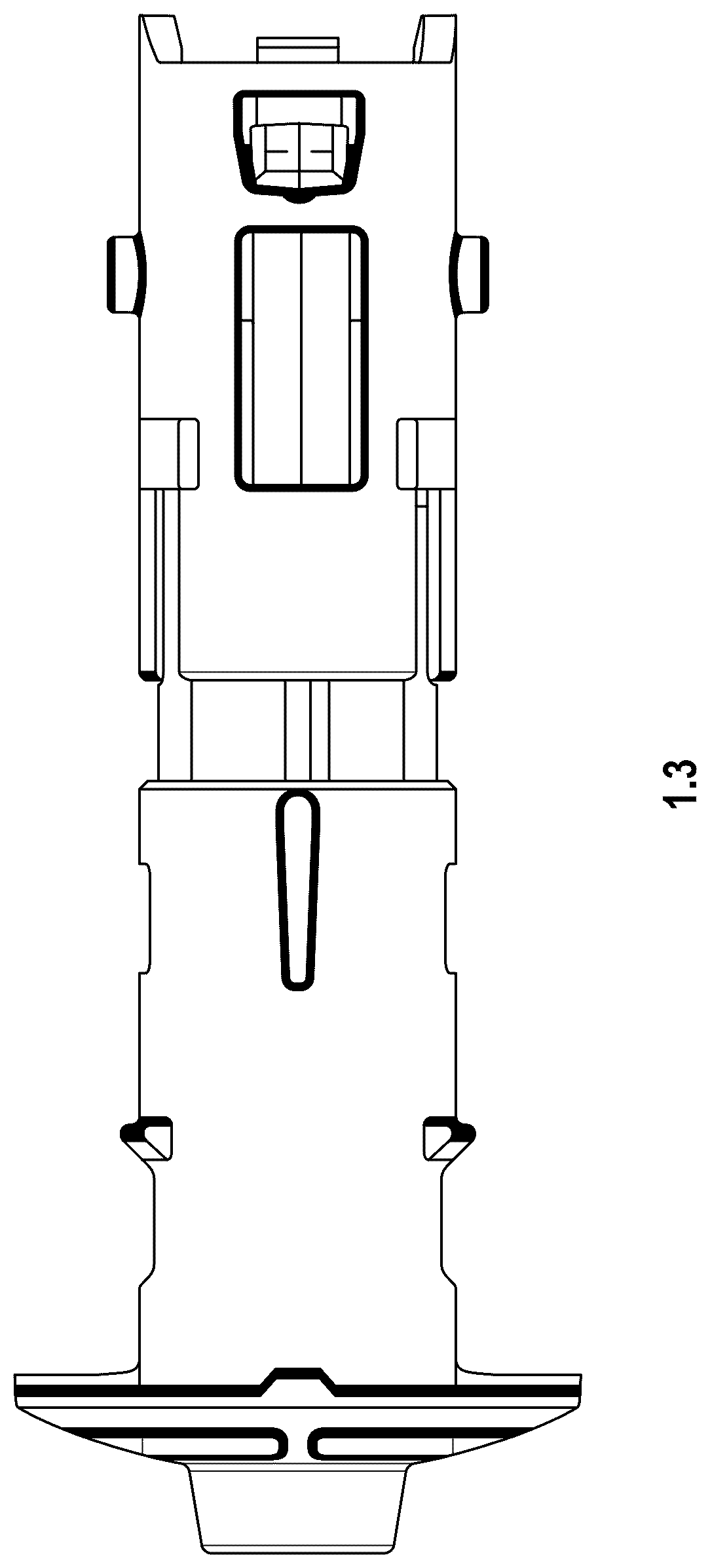 Patent USD1078040 Figure 3 – Cassette for drug delivery actuator