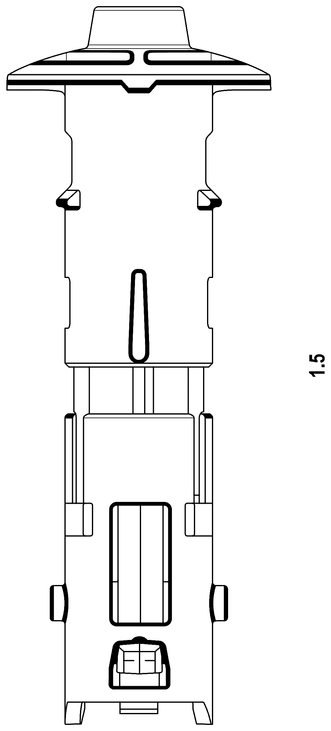 Patent USD1078040 Figure 5 – Cassette for drug delivery actuator