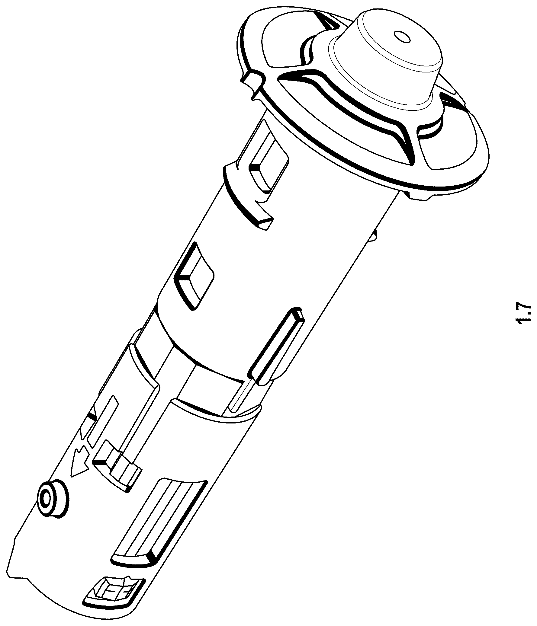 Patent USD1078040 Figure 7 – Cassette for drug delivery actuator