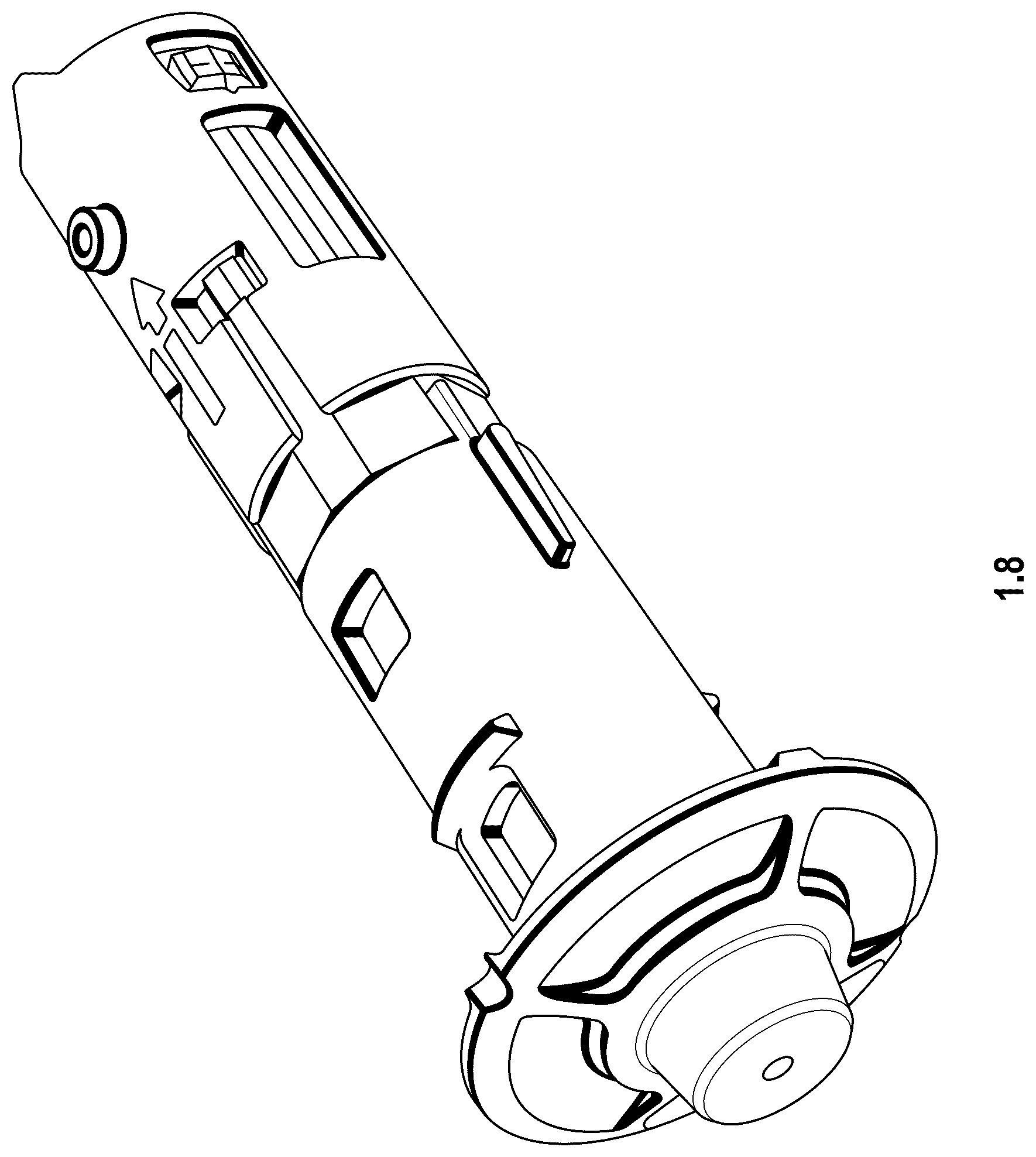 Patent USD1078040 Figure 8 – Cassette for drug delivery actuator