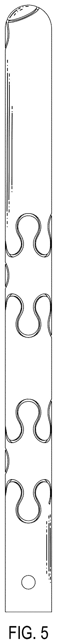Patent USD1078041 Figure 5 – Grooved mandrel for producing an embolic coil