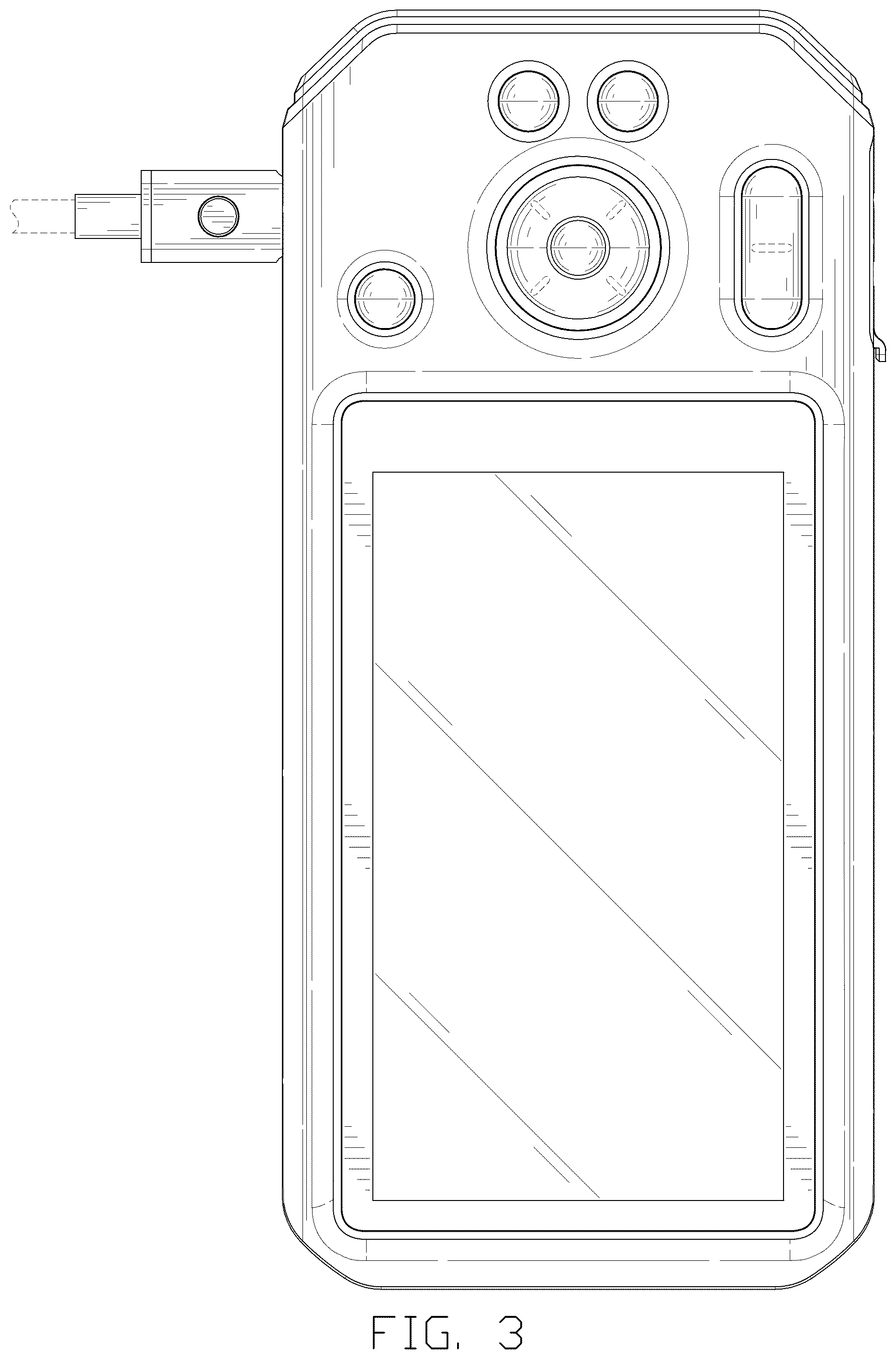 Patent USD1078043 Figure 3 – Endoscope