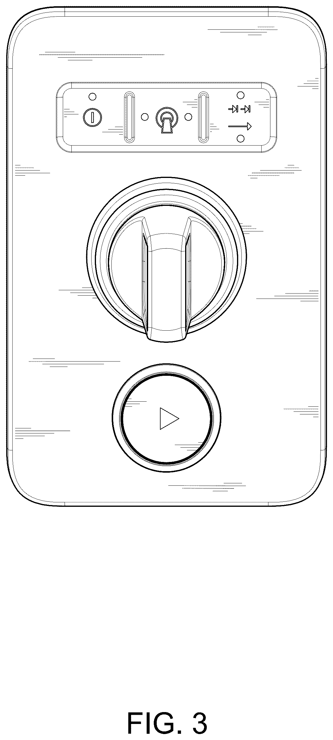 Patent USD1078045 Figure 3 – Controller for a medical device