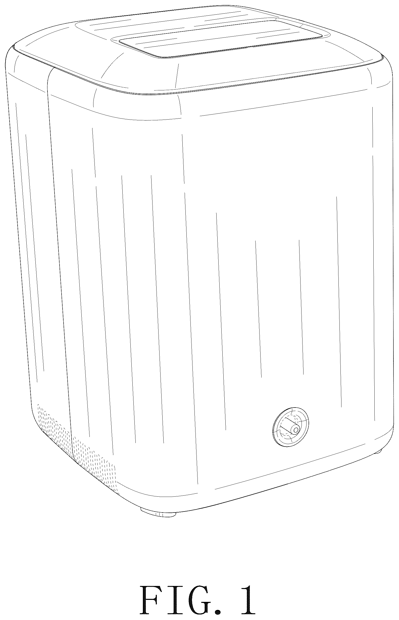 Patent USD1078047 Figure 1 – Oxygen concentrator
