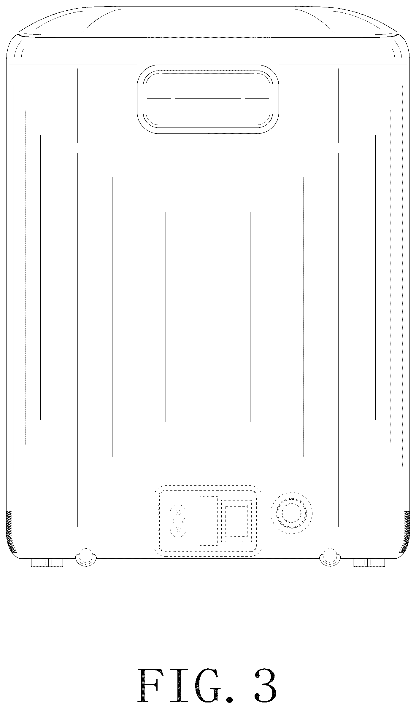 Patent USD1078047 Figure 3 – Oxygen concentrator