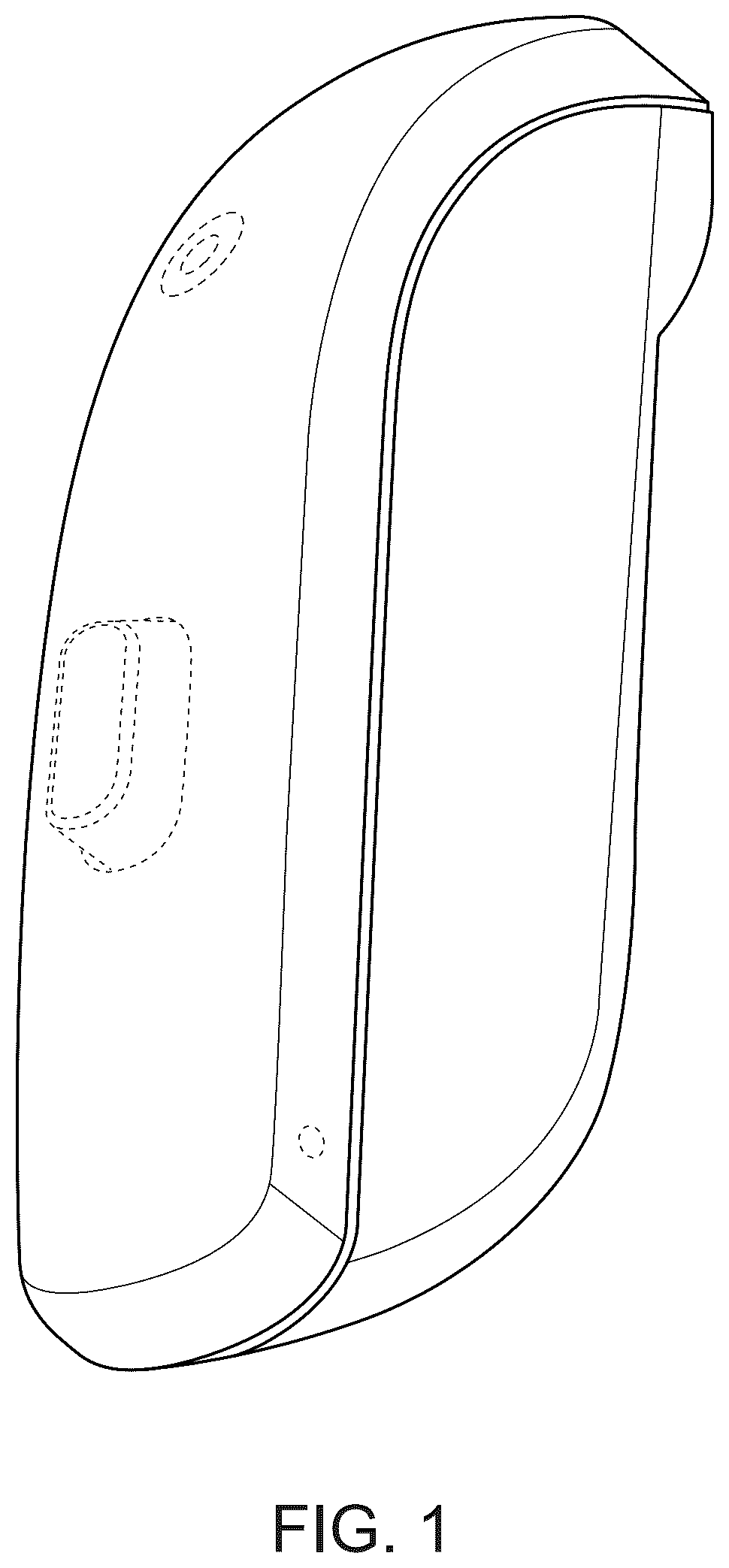 Patent USD1078056 Figure 1 – Hearing aid component