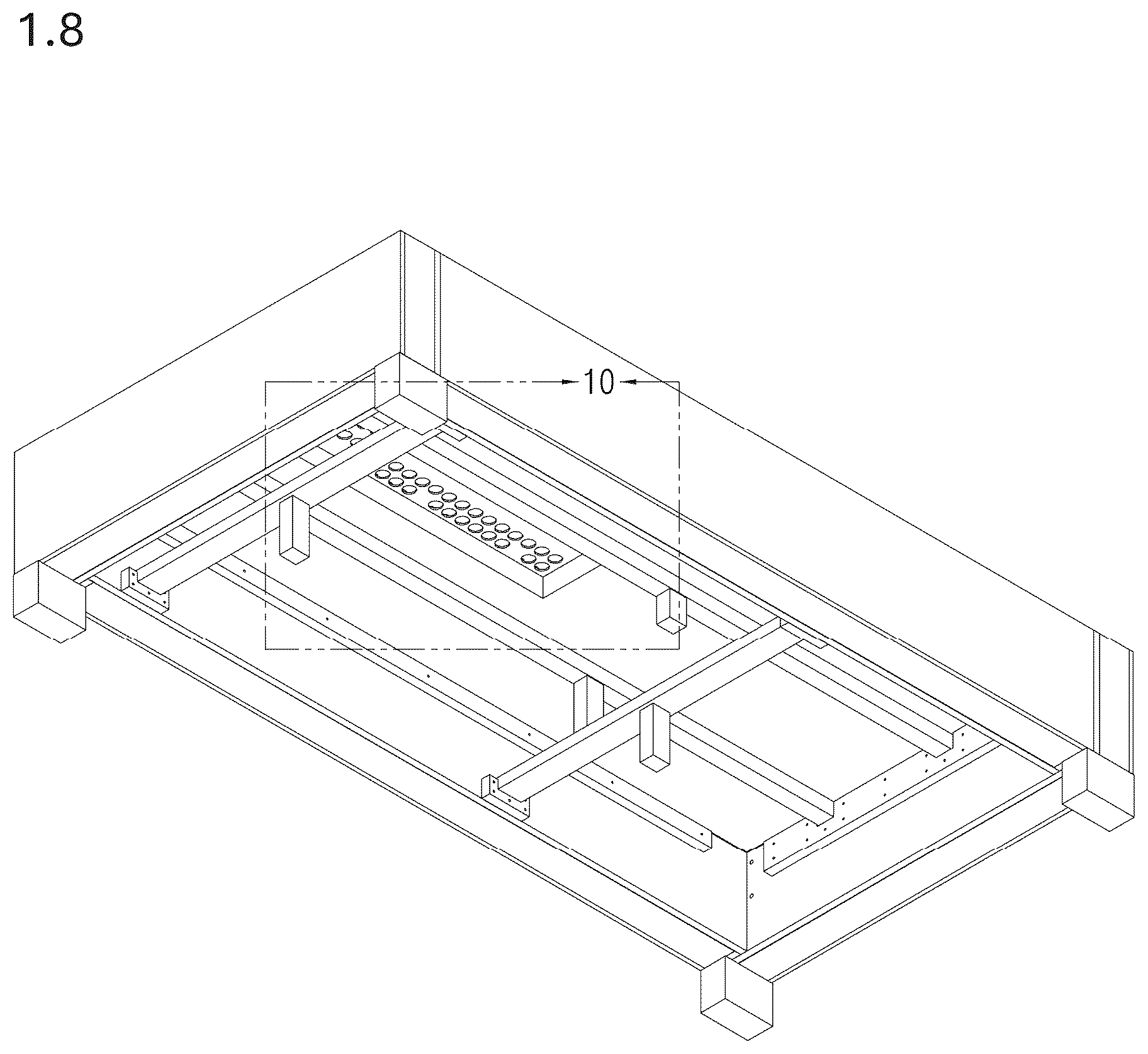 Patent USD1078057 Figure 8 – Massage bed