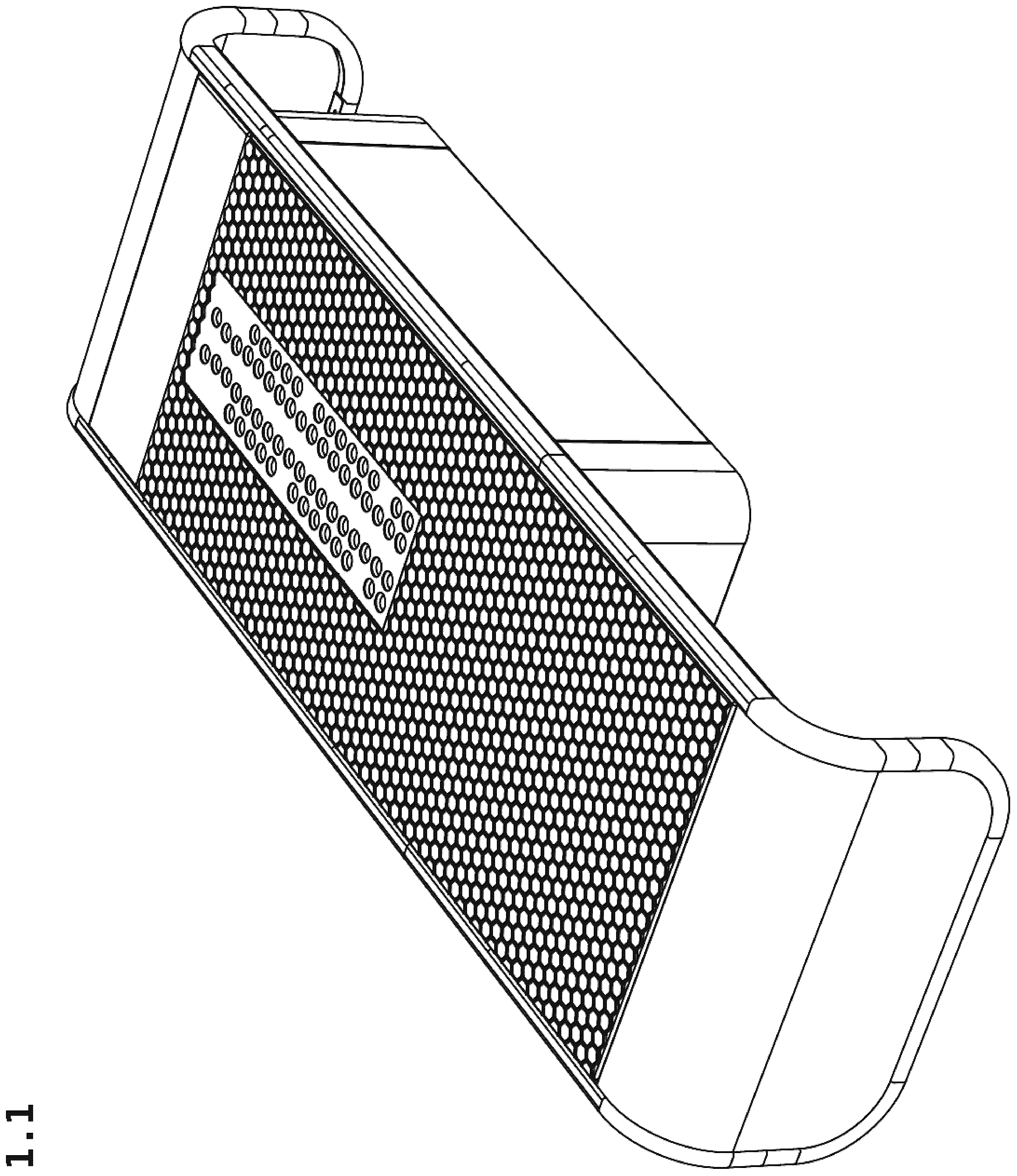 Patent USD1078058 Figure 1 – Massage bed