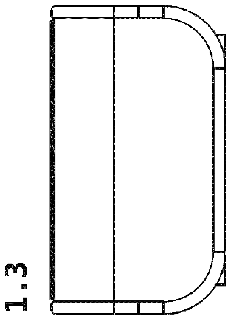 Patent USD1078058 Figure 3 – Massage bed