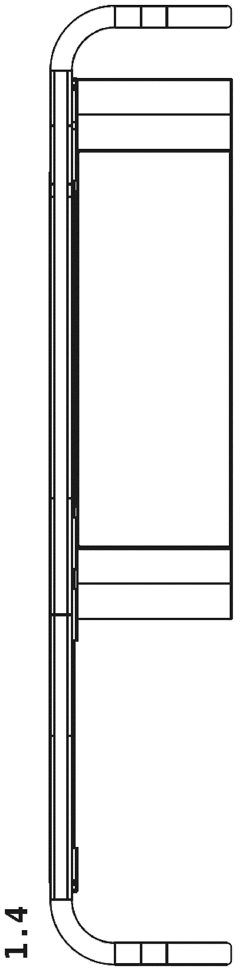 Patent USD1078058 Figure 4 – Massage bed