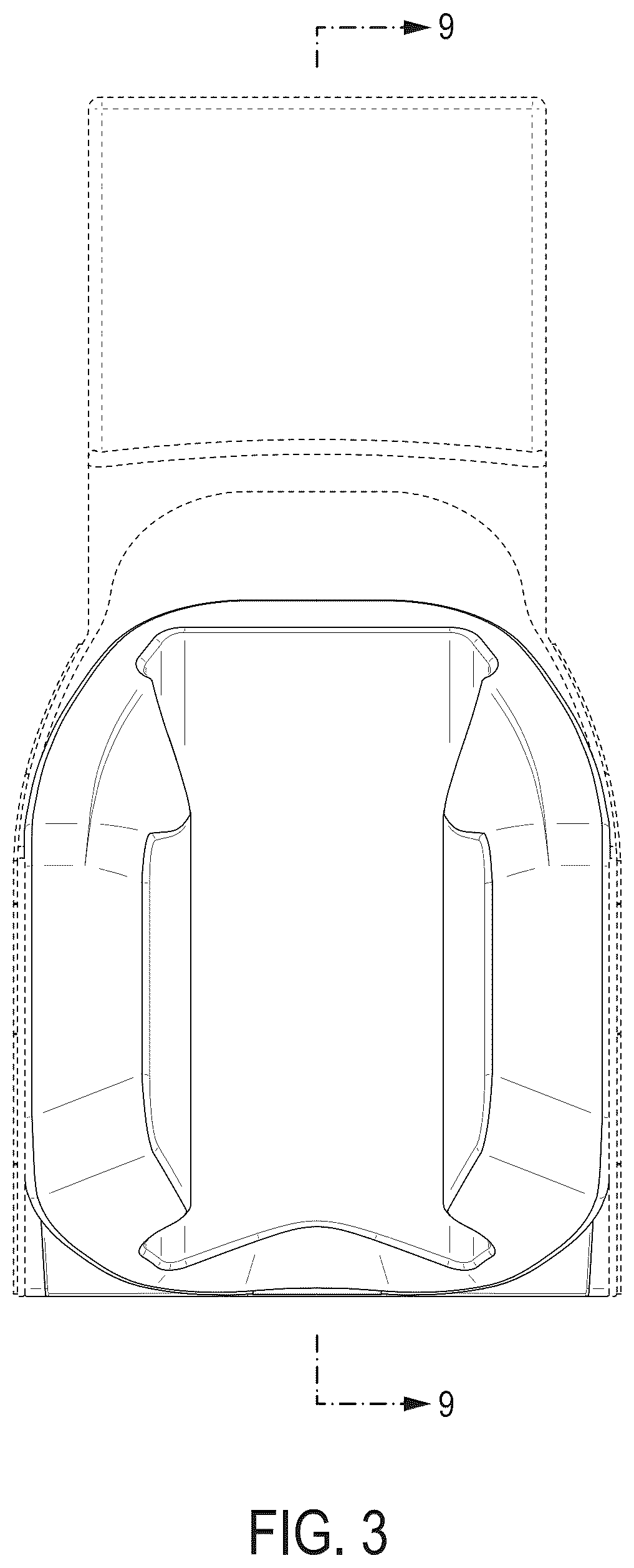 Patent USD1078059 Figure 3 – Holder with pads or portion thereof