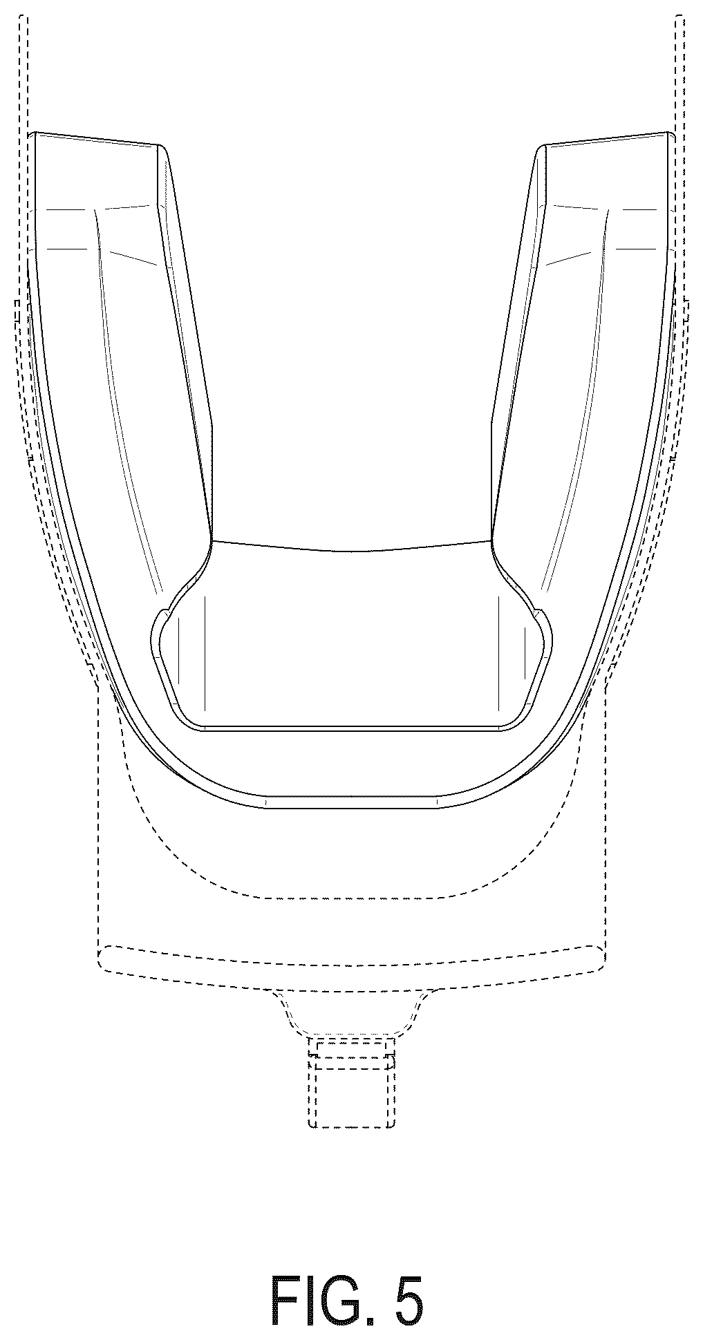 Patent USD1078059 Figure 5 – Holder with pads or portion thereof