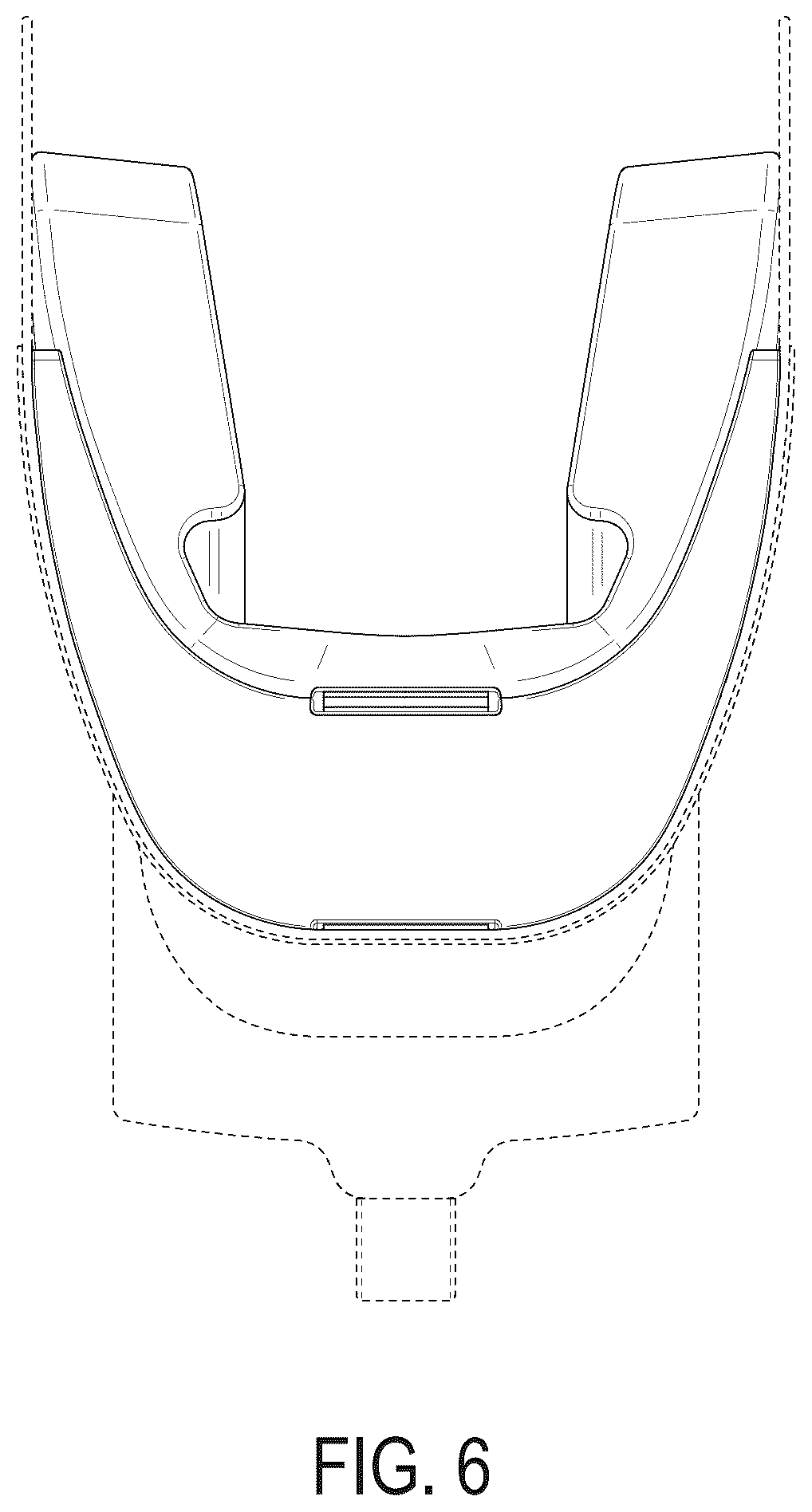 Patent USD1078059 Figure 6 – Holder with pads or portion thereof