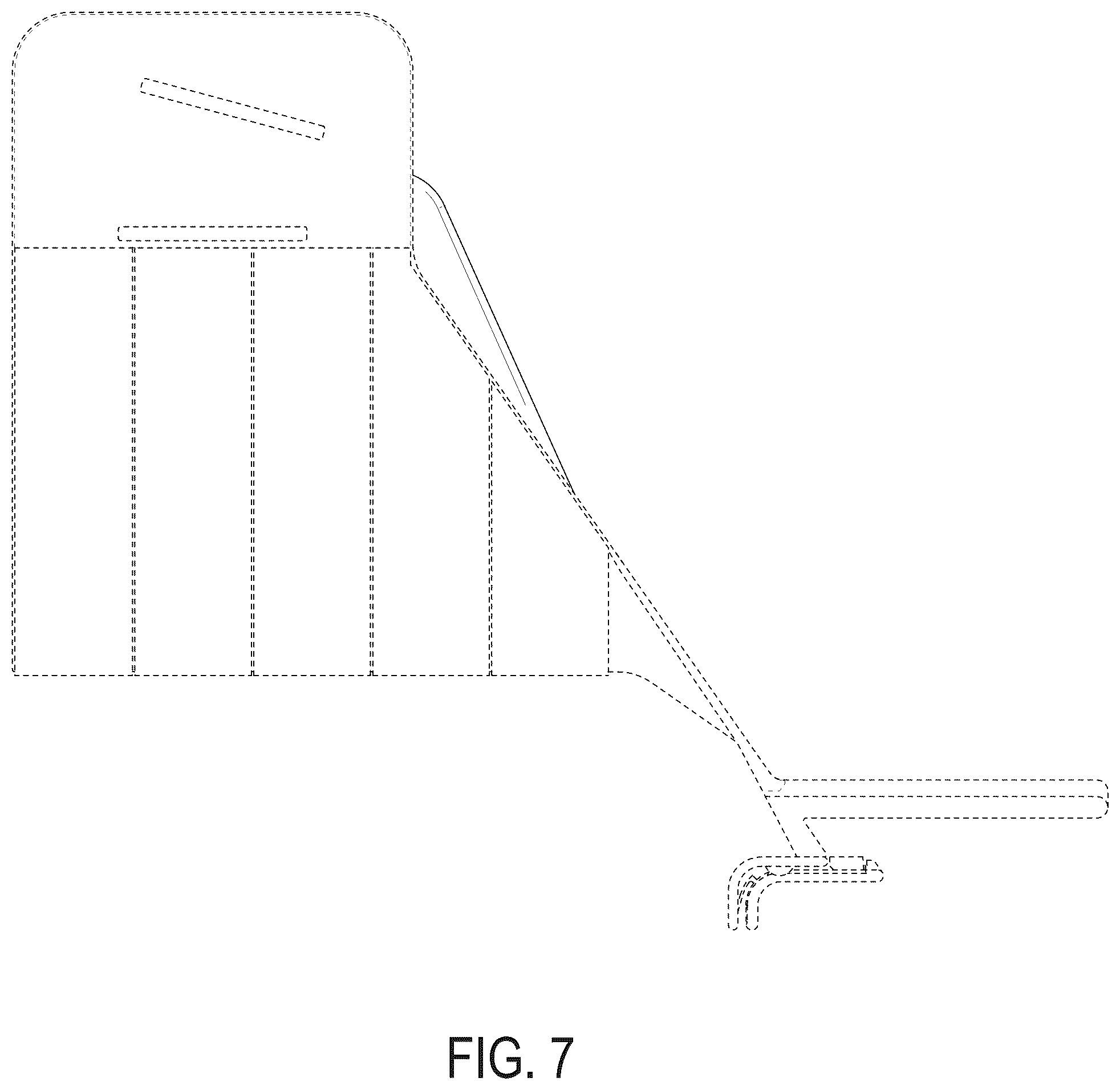 Patent USD1078059 Figure 7 – Holder with pads or portion thereof
